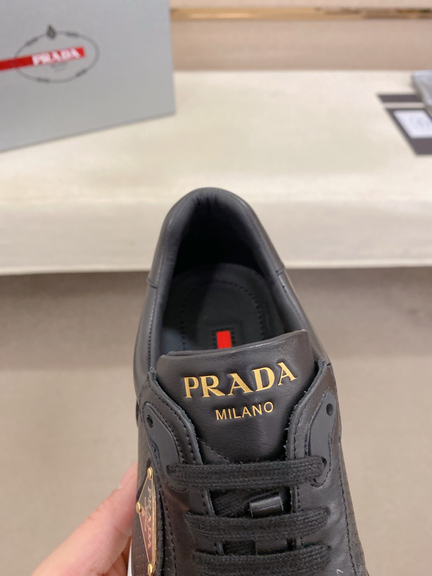 Prada Men's Leather Sneakers - Stylish, Comfortable, and High-Quality 6 i1746599851196 7098 0 4
