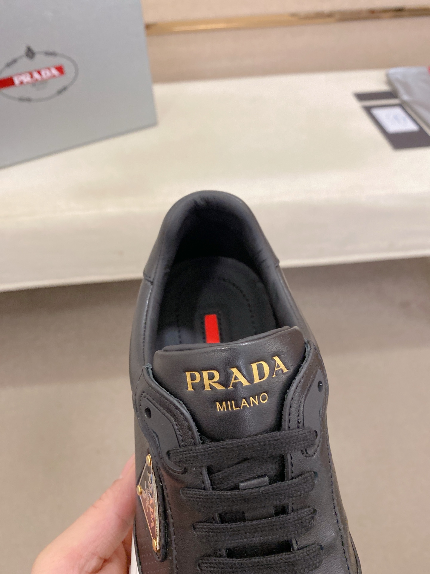 Prada Men's Leather Sneakers - Premium Comfort & Style | Sizes 38-44 6 i1746599894368 3134 0 4