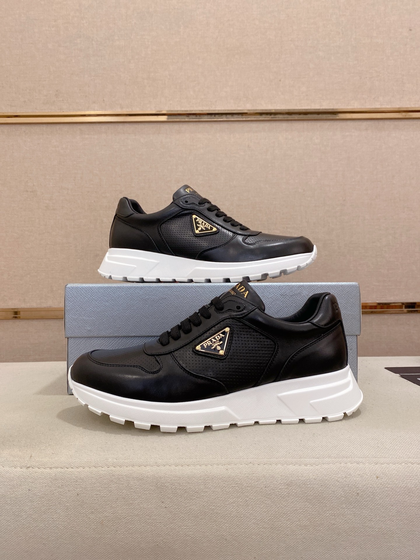 Prada Men's Leather Sneakers - Premium Comfort & Style | Sizes 38-44 8 i1746599894391 4963 0 6