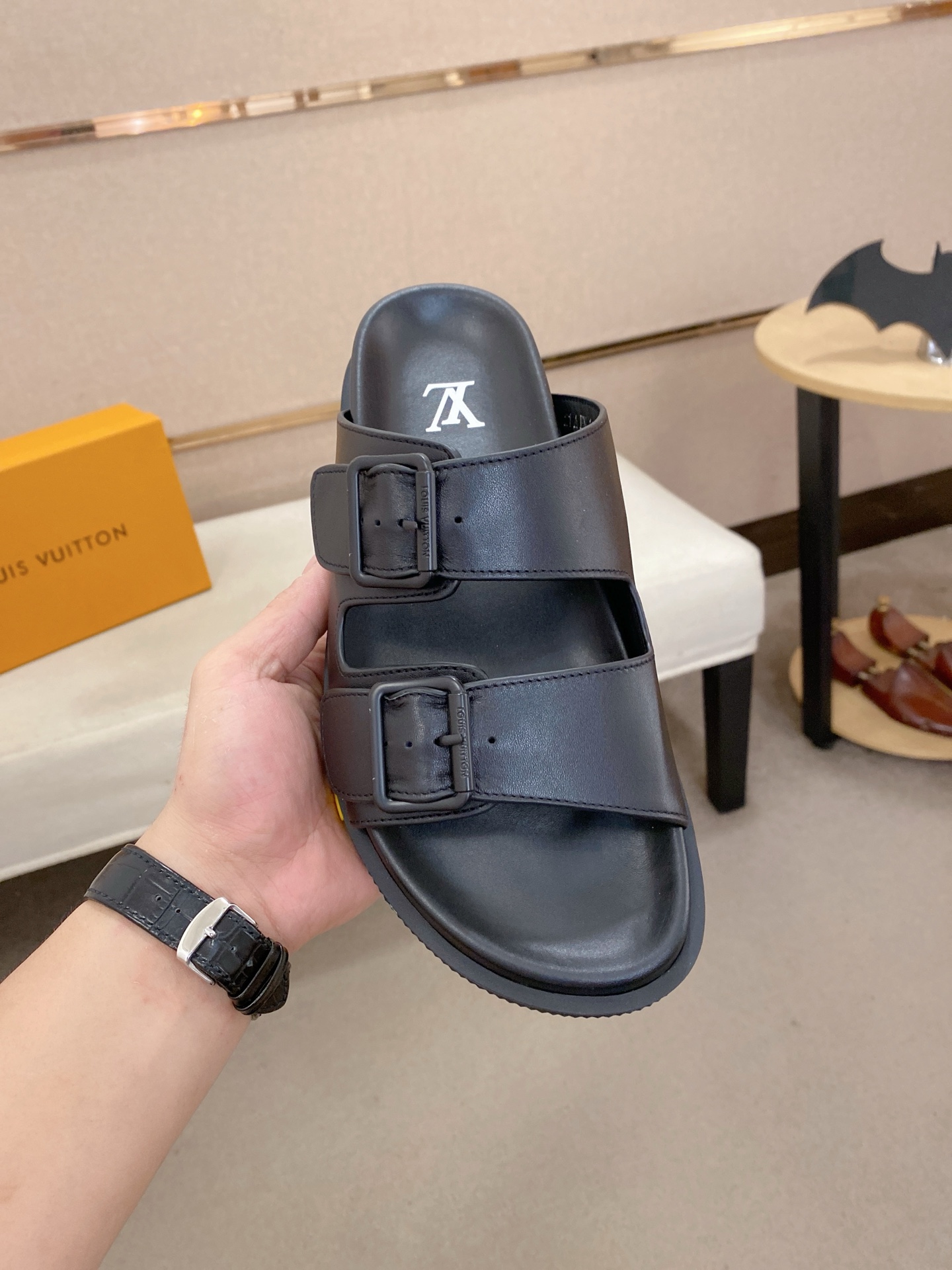 Louis Vuitton Men's Leather Sandals | Comfort and Style - Size 38-44 3 i1746858412556 2337 0 1