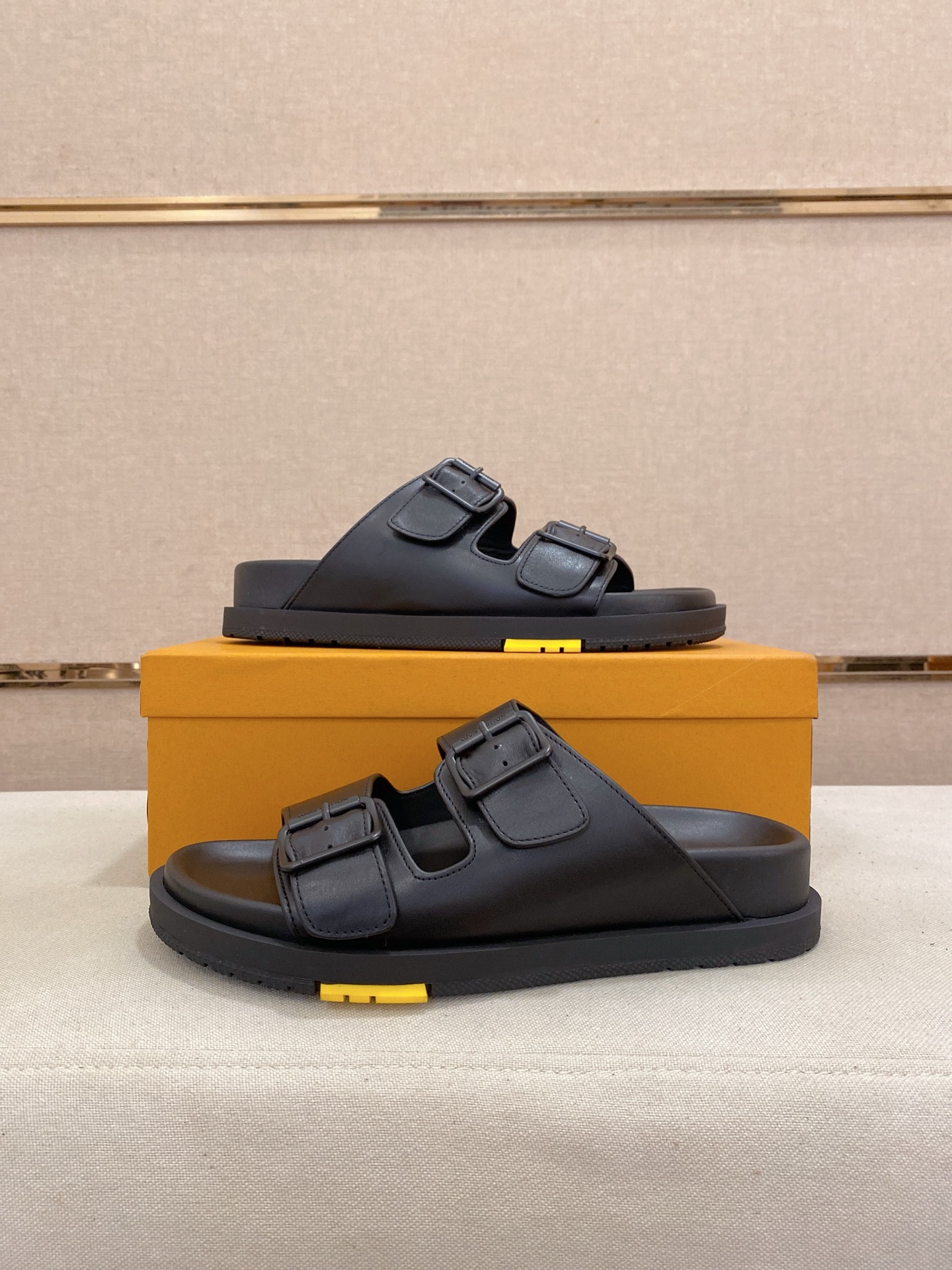 Louis Vuitton Men's Leather Sandals | Comfort and Style - Size 38-44 8 i1746858413733 5698 0 6