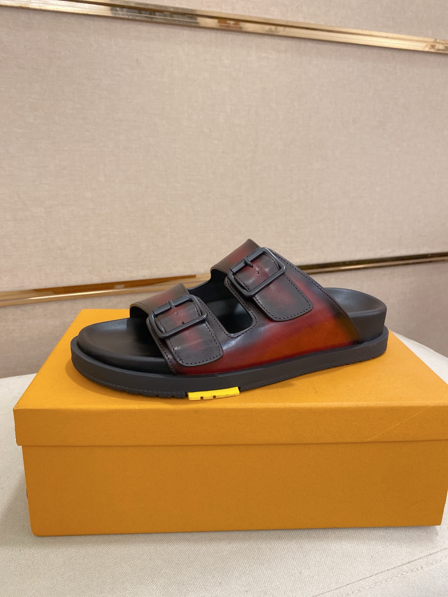 Louis Vuitton Men's Leather Sandals, Premium Quality, Sizes 38-44