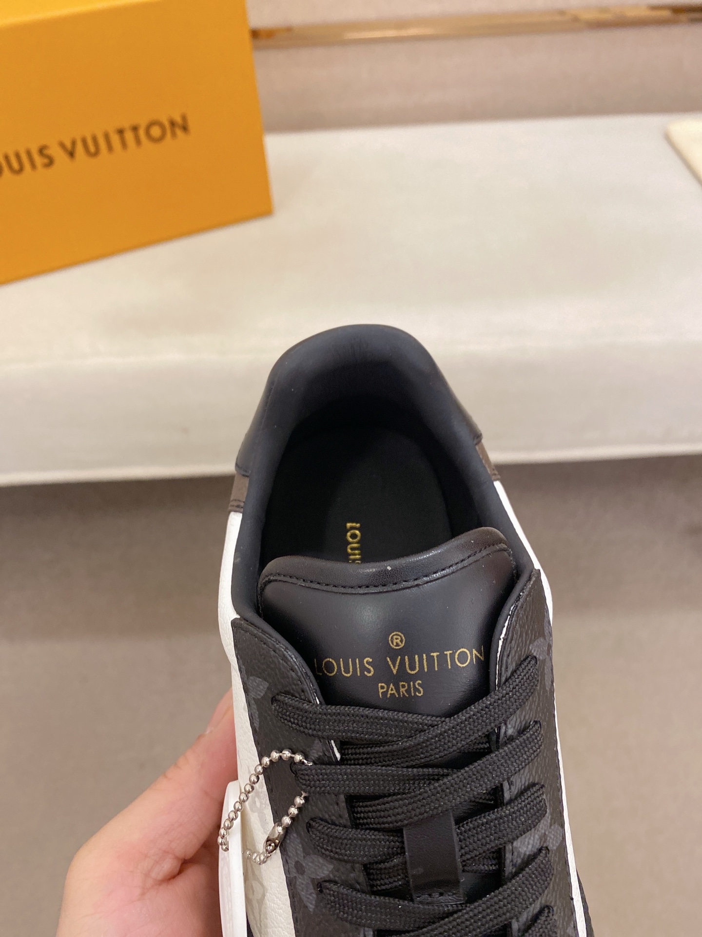 Louis Vuitton Men's Leather Monogram Sneakers: Stylish & Comfortable 6 i1746943043275 5062 0 5