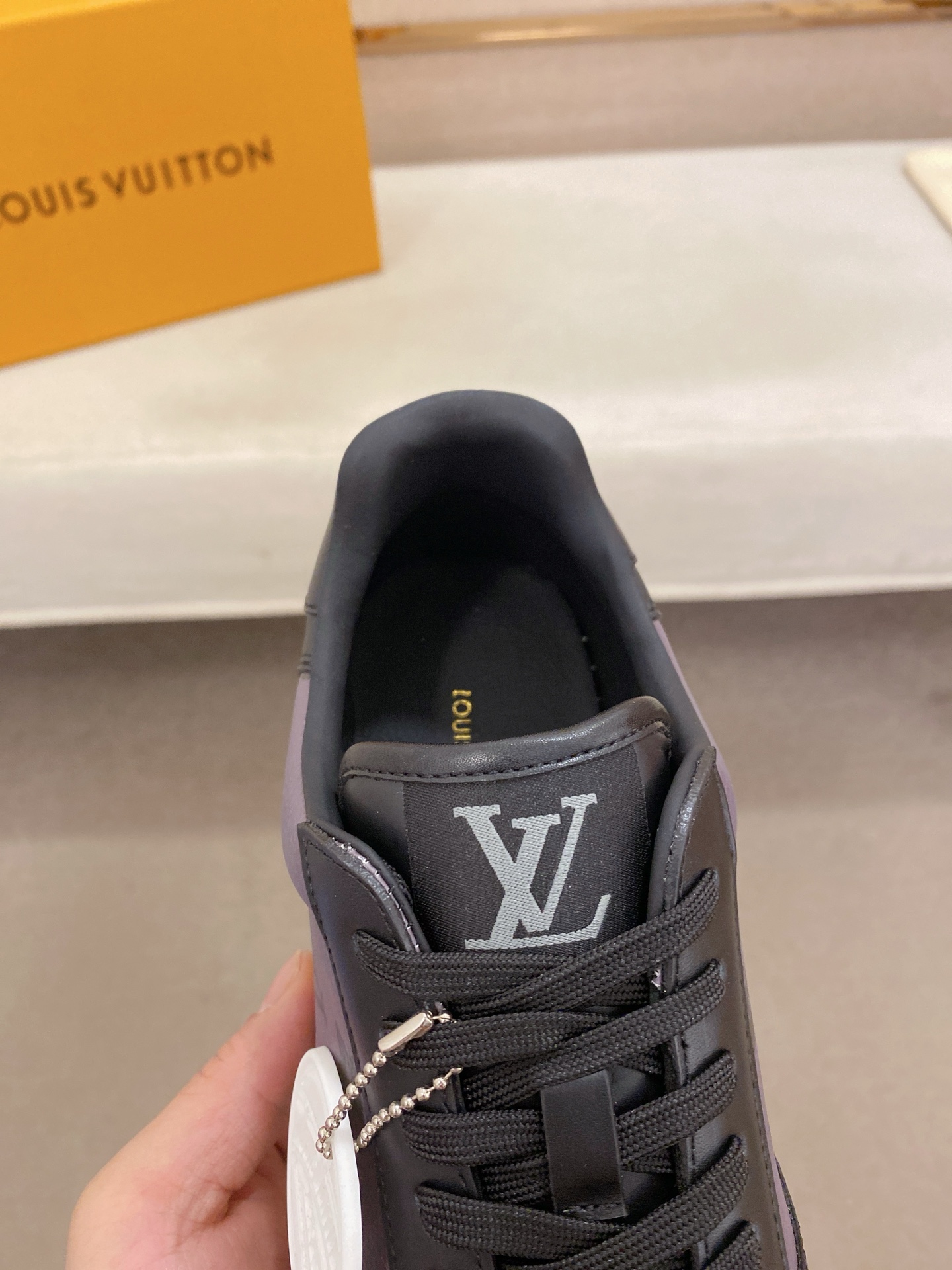 Louis Vuitton Men's Leather Sneaker, Stylish Pattern, Comfortable Fit Size 38-44 6 i1746943104475 7511 0 4