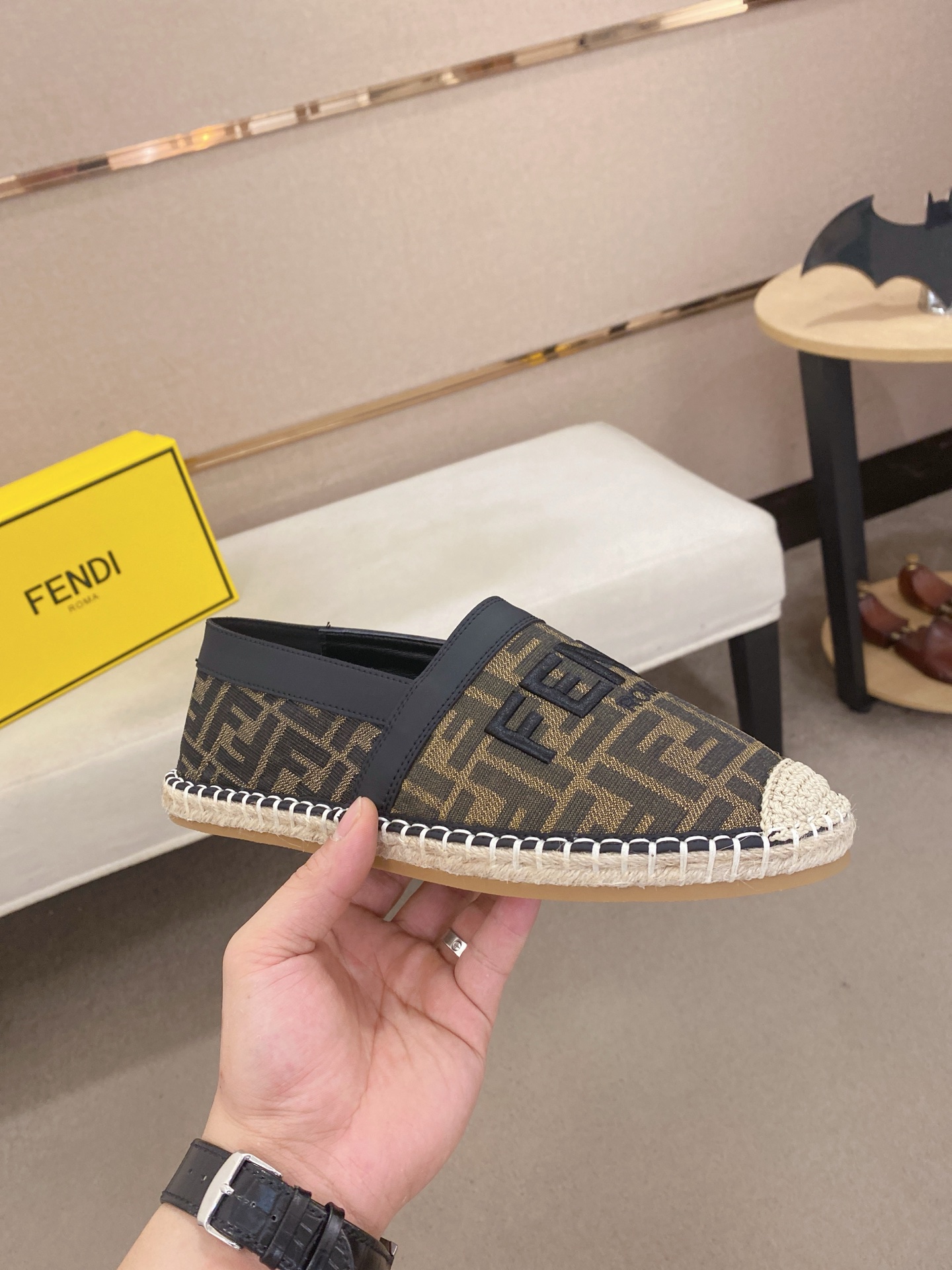 Fendi Men's Loafers - Premium Italian Fabric, Hand-Stitched, Breathable Design 5 i1746944531812 9567 0 3