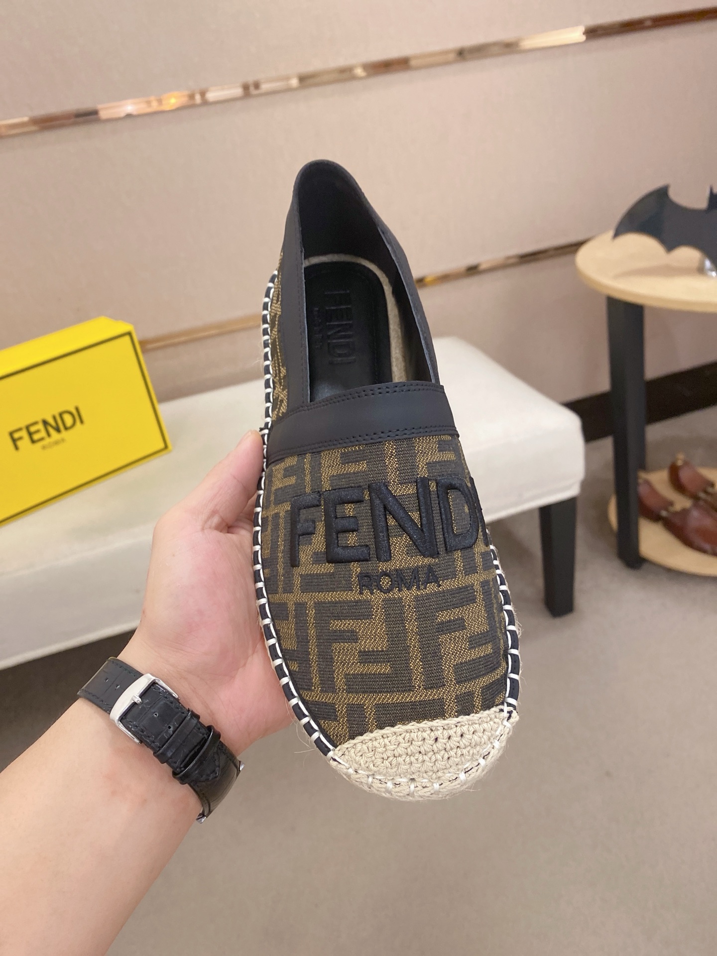 Fendi Men's Loafers - Premium Italian Fabric, Hand-Stitched, Breathable Design 3 i1746944531823 2681 0 1