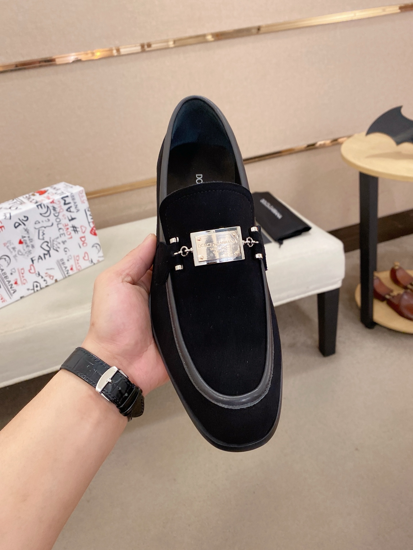 Dg Style Leather Men's Shoes Lookbook Reference image 2