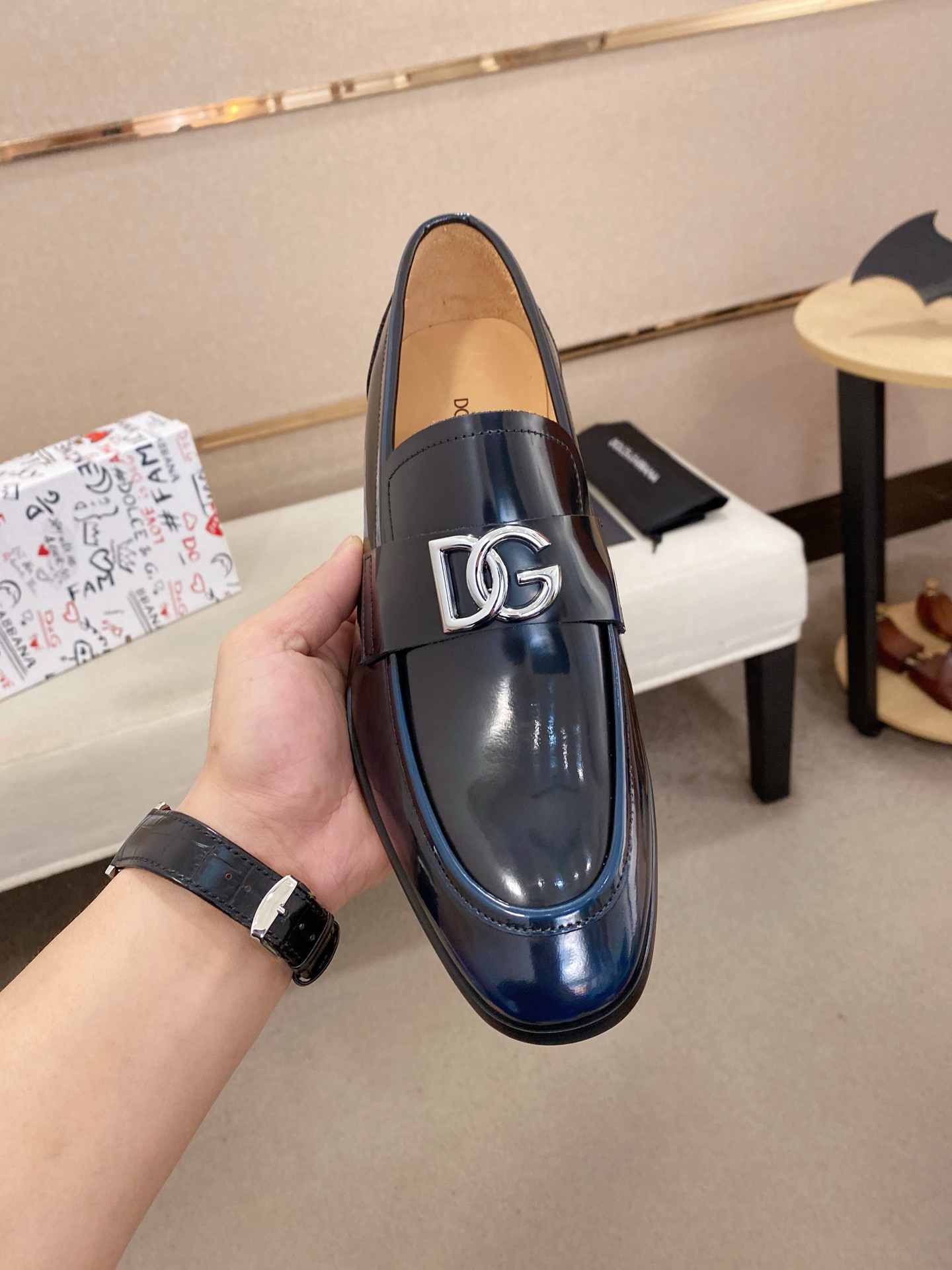 Dg Style Leather Men's Shoes Lookbook Reference image 2