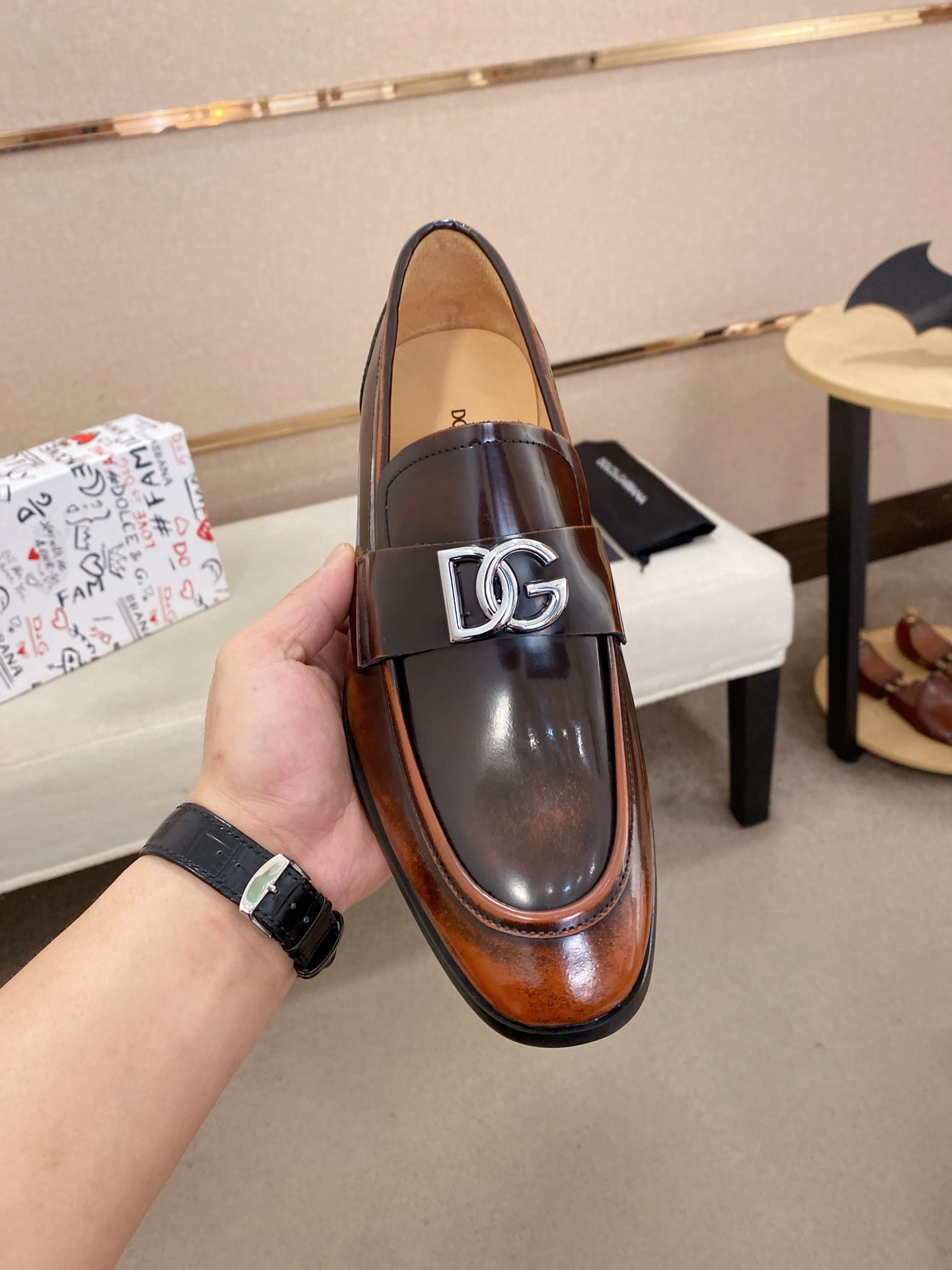 Dg Style Leather Men's Shoes Lookbook Reference image 2