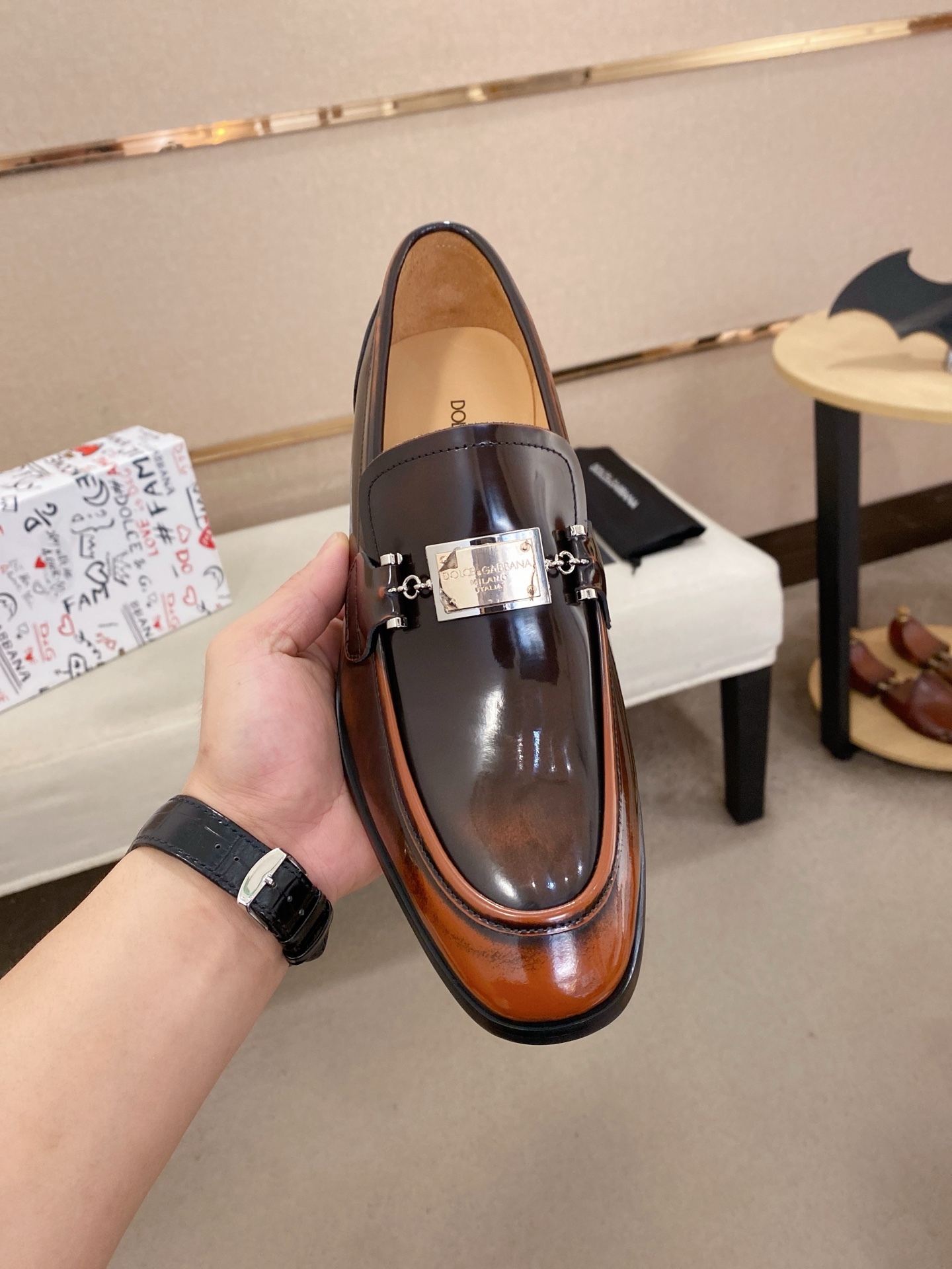 Dg Style Leather Men's Shoes Lookbook Reference image 2