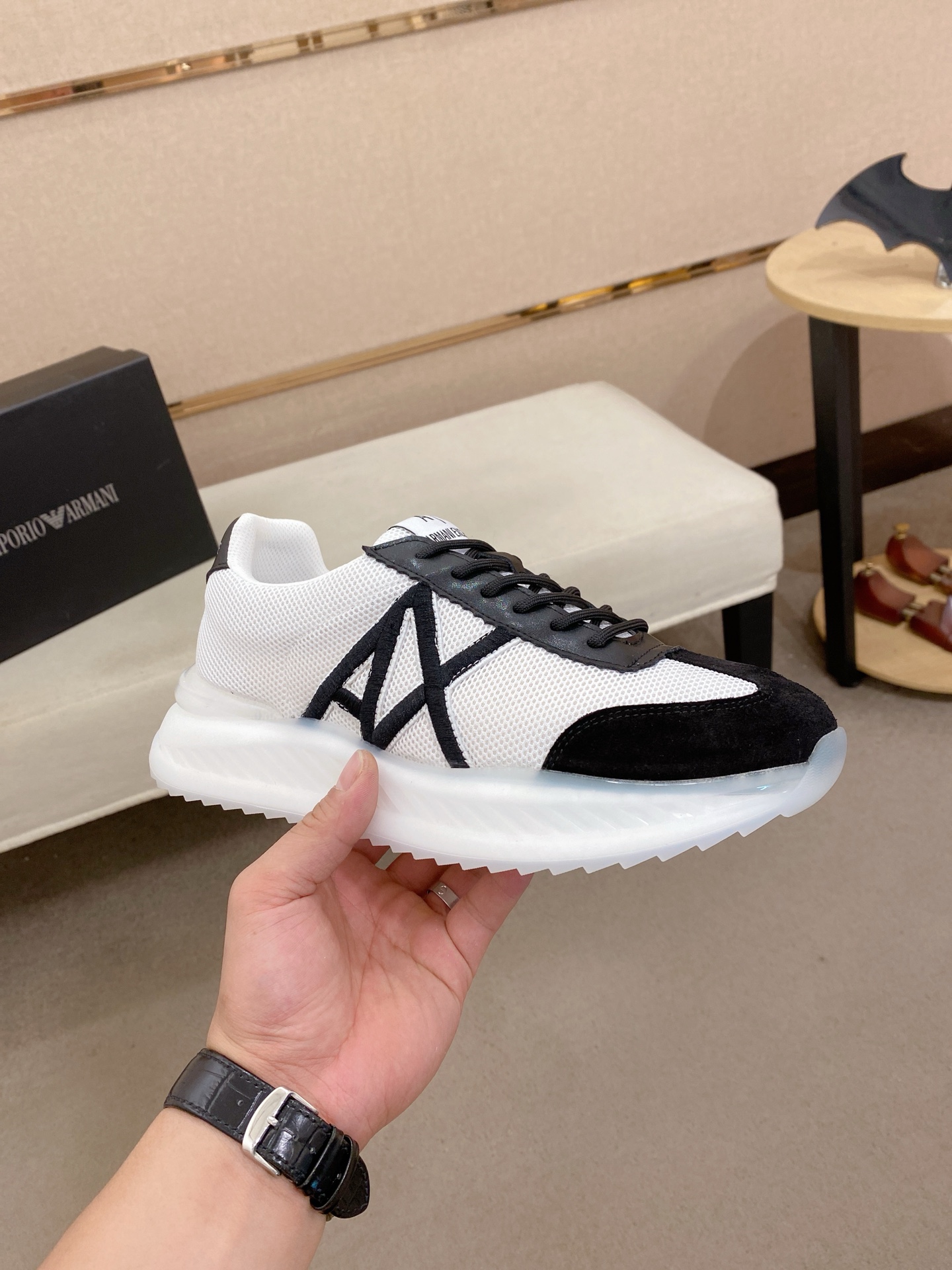 Factory precio 251 armani (Armani) nuevo contador de venta sincrónica, la parte superior importada i
