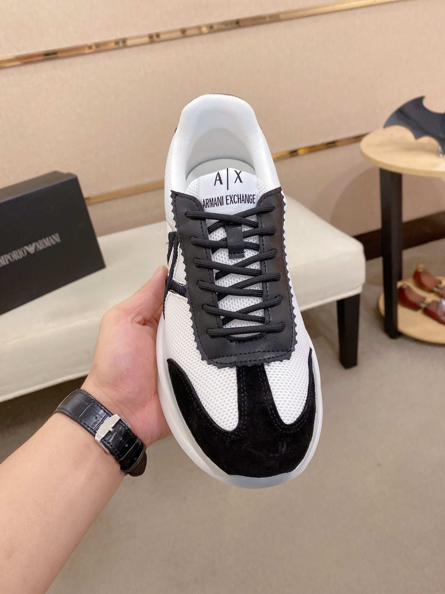 Factory precio 251 armani (Armani) nuevo contador de venta sincrónica, la parte superior importada i