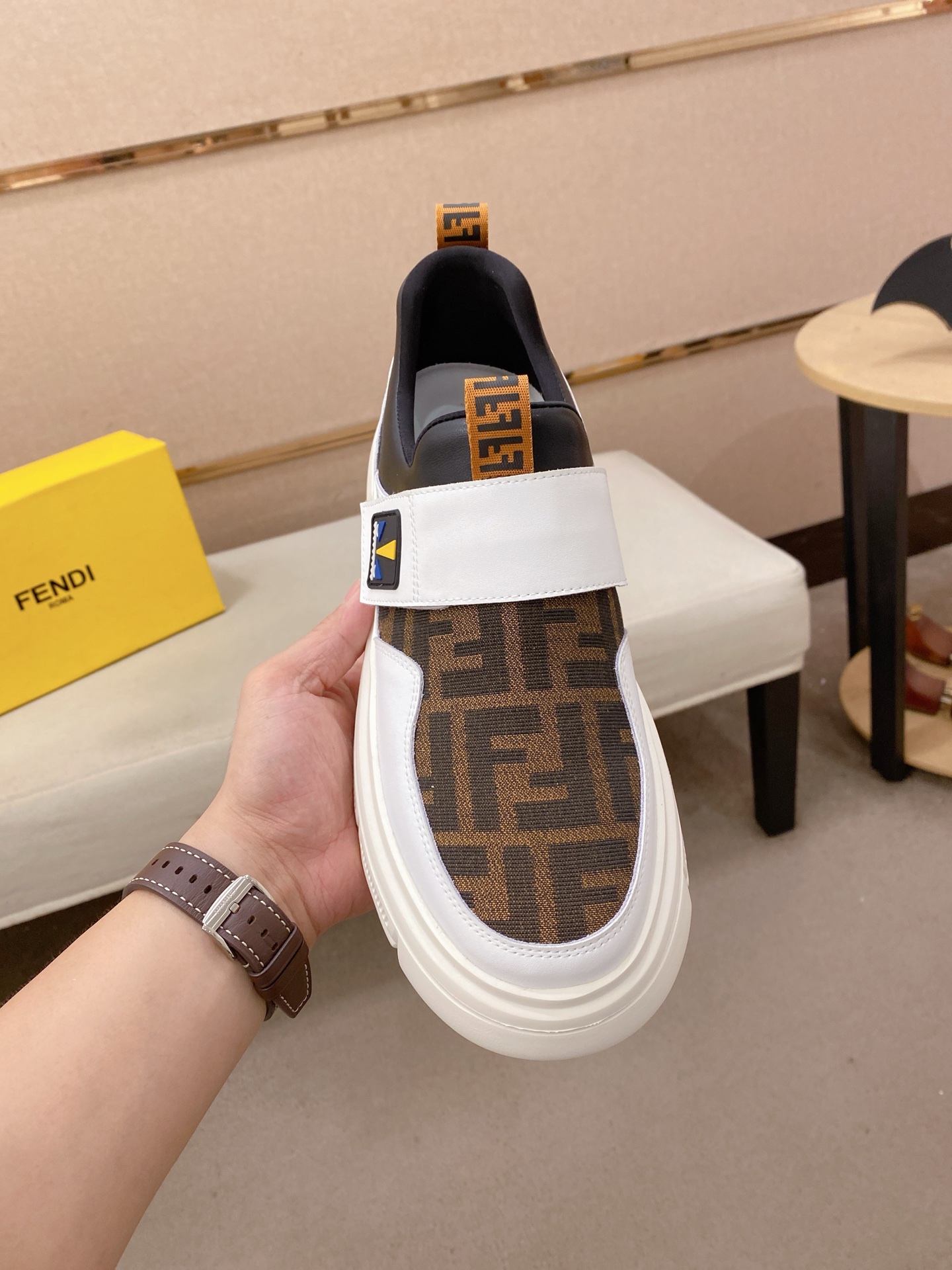 Fendi Style Leather Men's Shoes Lookbook Reference image 2
