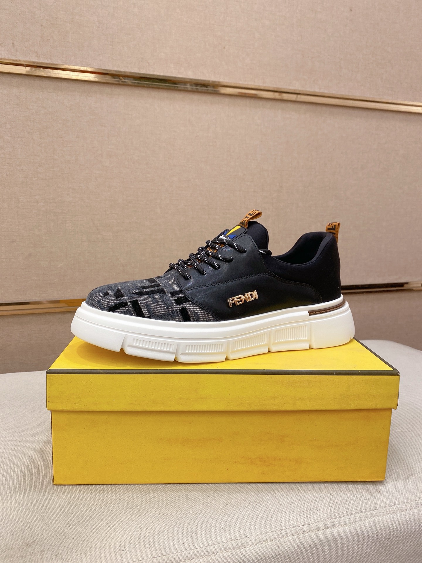 Fendi Style Leather Men's Shoes Lookbook Reference image 1