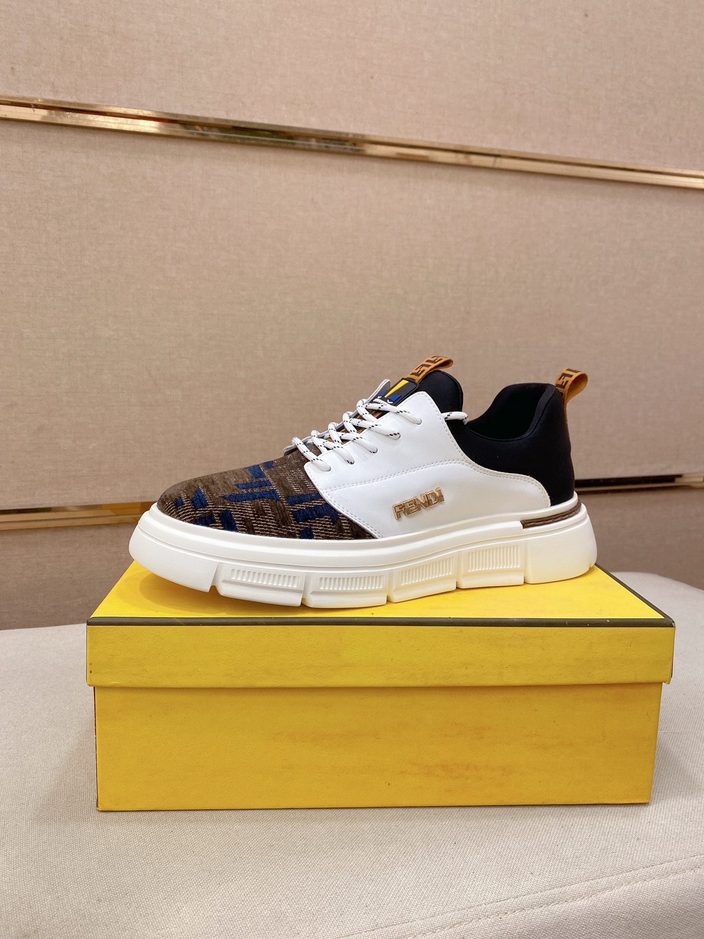 Fendi Style Leather Men's Shoes Lookbook Reference image 1