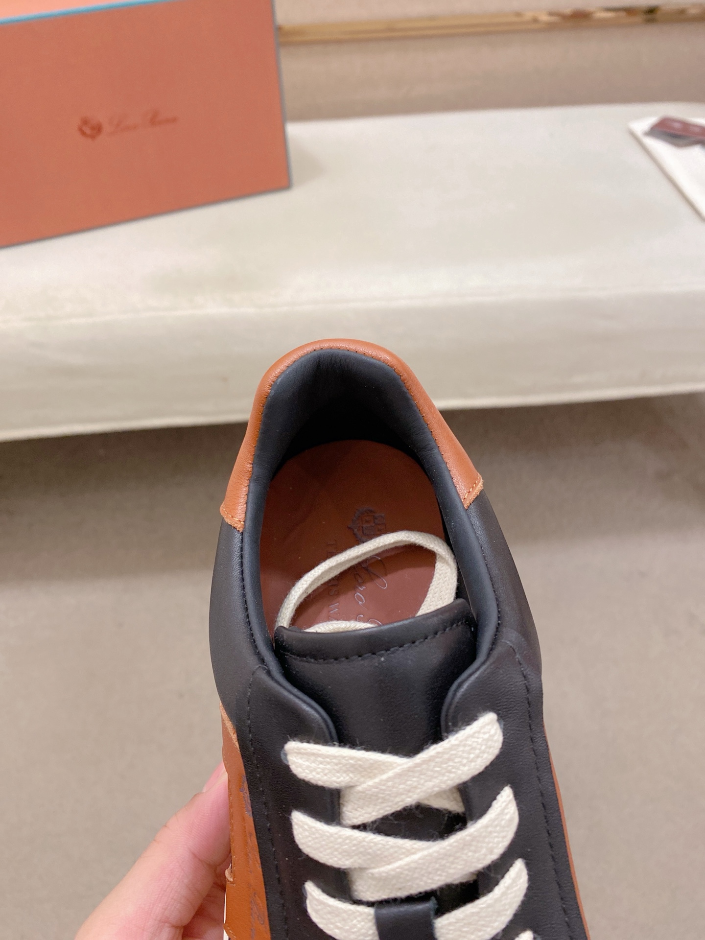 Loro Piana Style Leather Tote Bag Men's Shoes Tote Bag detail image 6 from source 783034