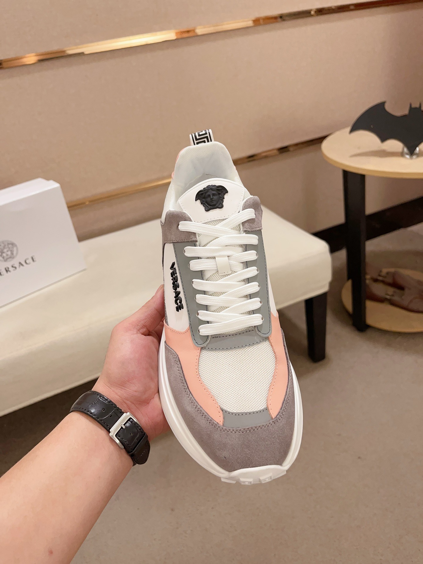 Versace Style Leather Men's Shoes Lookbook Reference image 2