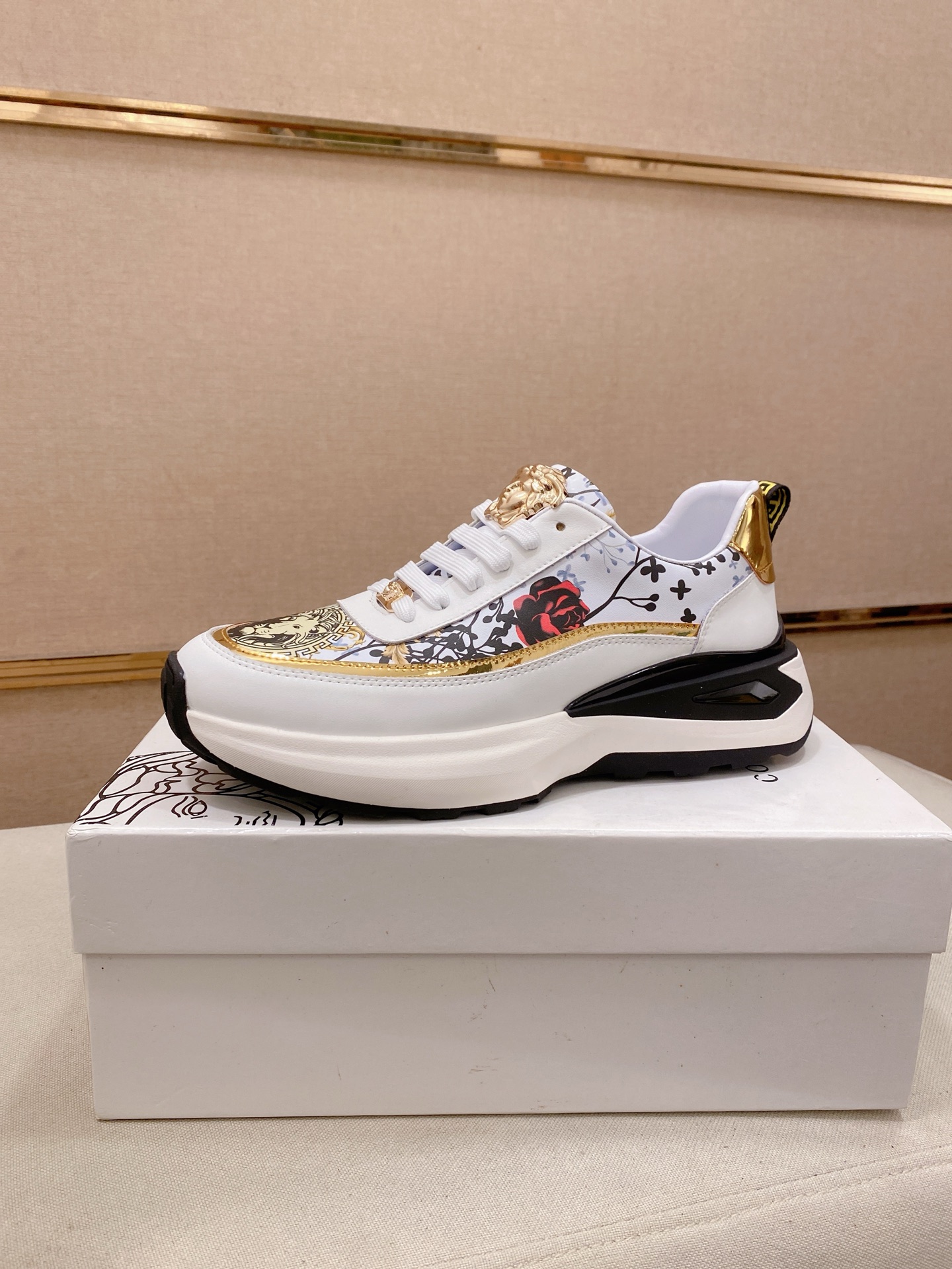 Versace Style Leather Men's Shoes Lookbook Reference image 1