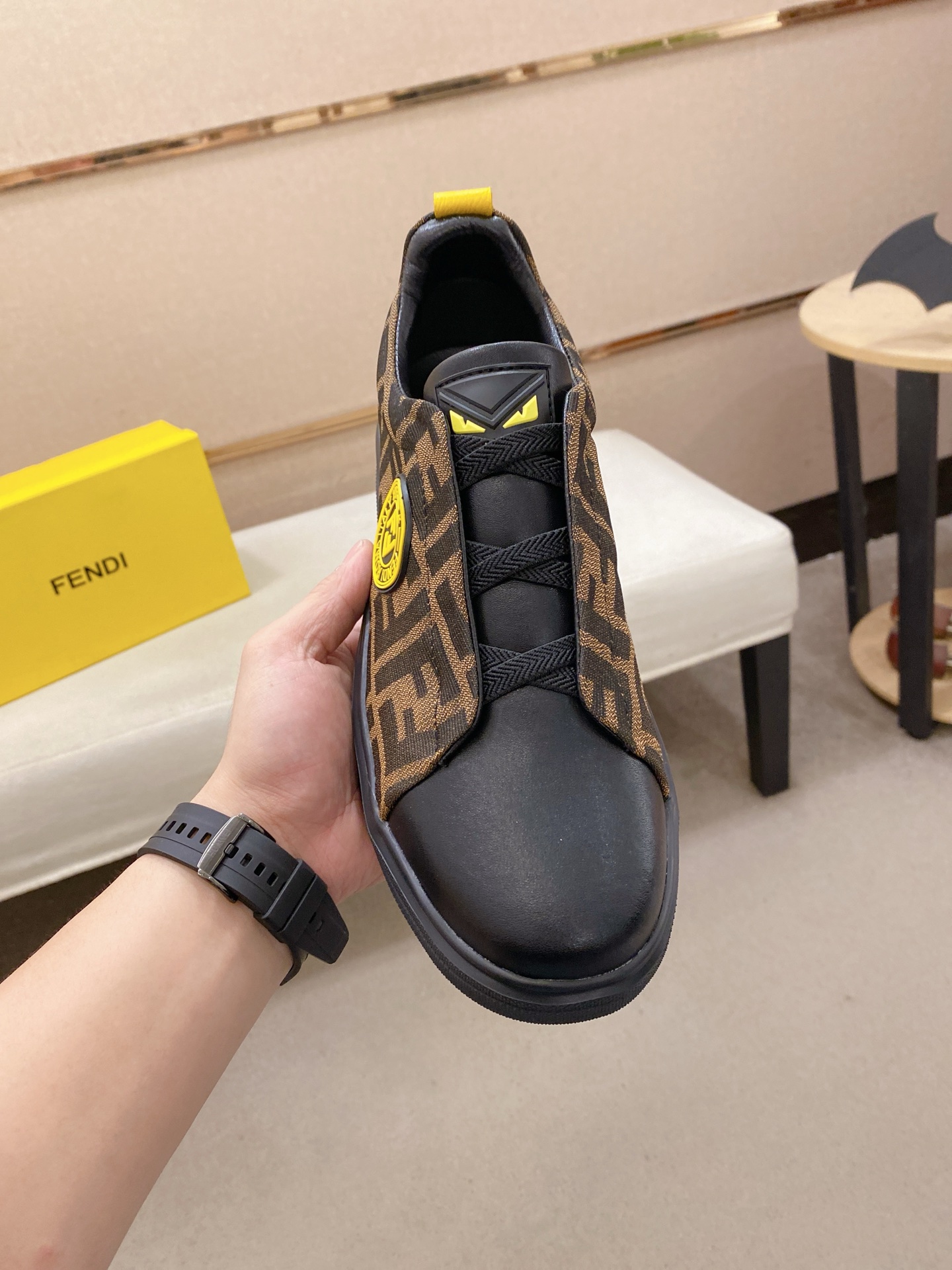 Fendi Style Leather Men's Shoes Lookbook Reference image 2