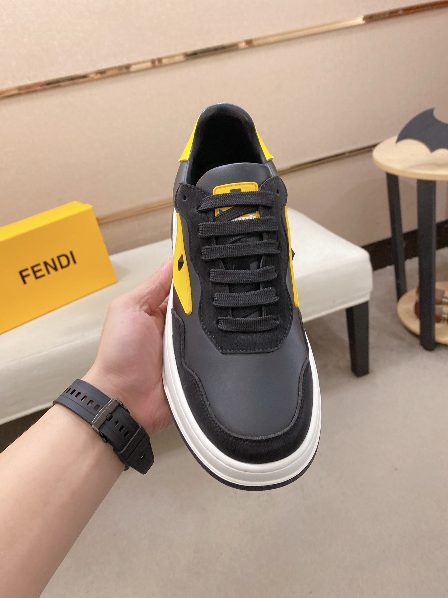 Fendi Style Leather Men's Shoes Lookbook Reference image 2