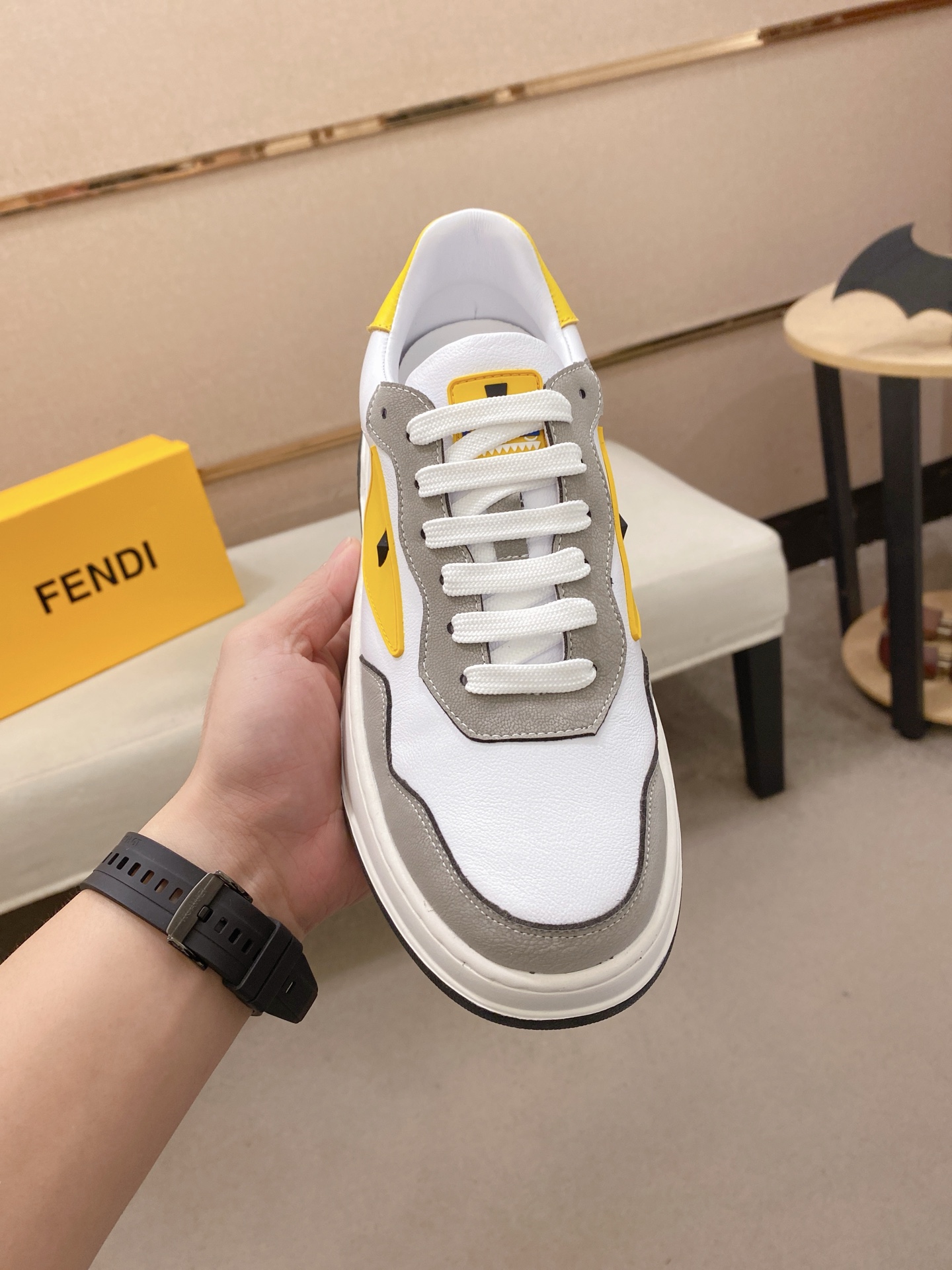 Fendi Style Leather Men's Shoes Lookbook Reference image 2