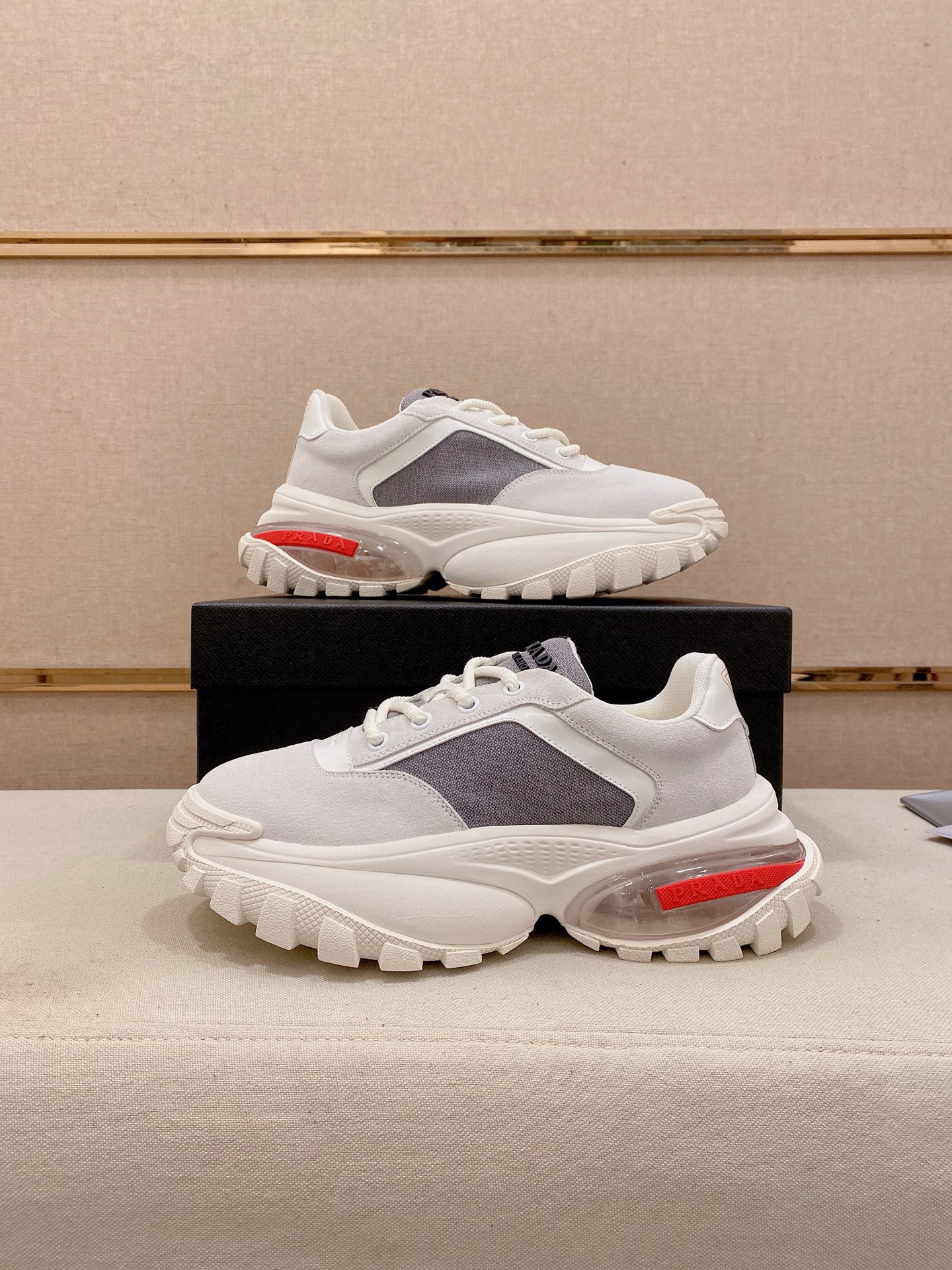 Prada Style Leather Men's Shoes Men's Shoes Men's Shoes detail image 7 from source 767206