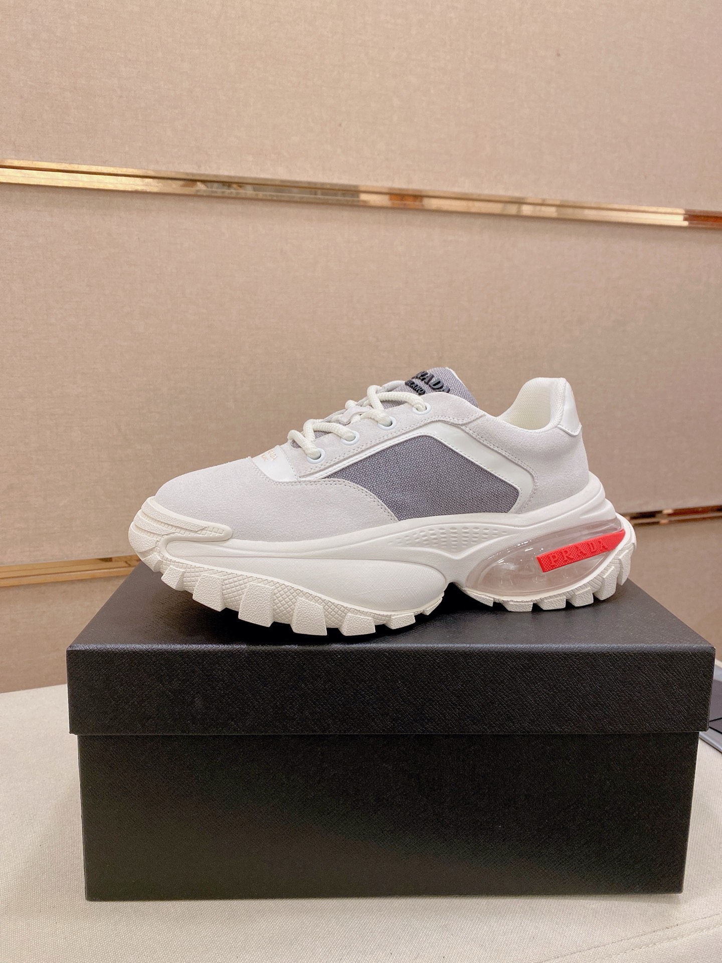 Prada Style Leather Men's Shoes Lookbook Reference image 1