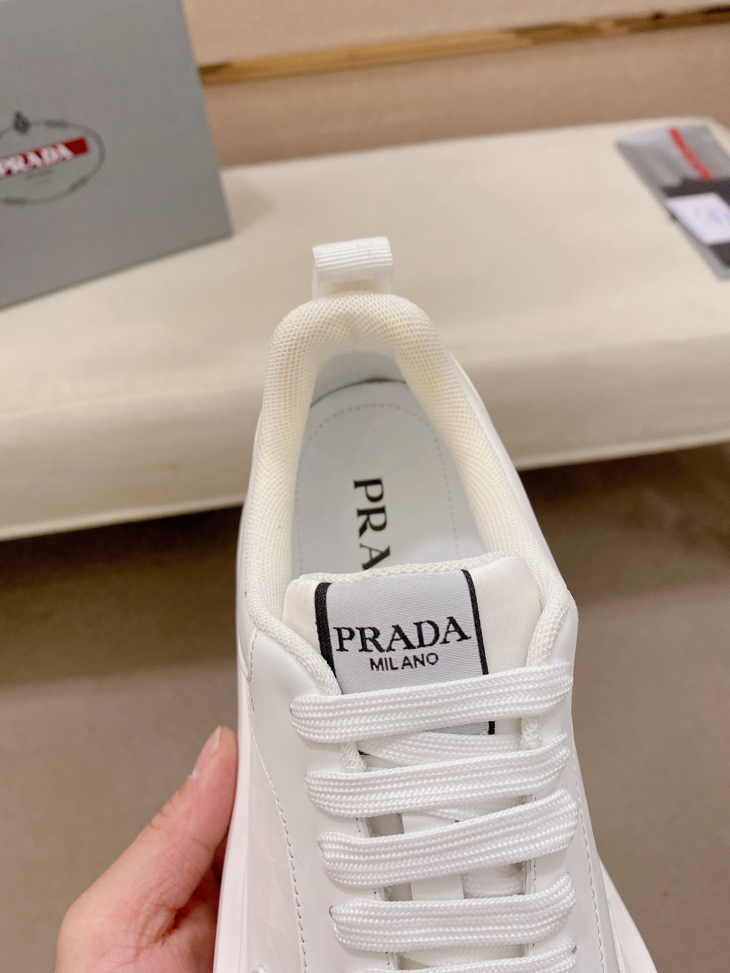 Prada Style Leather Men's Shoes Men's Shoes Men's Shoes detail image 6 from source 767211