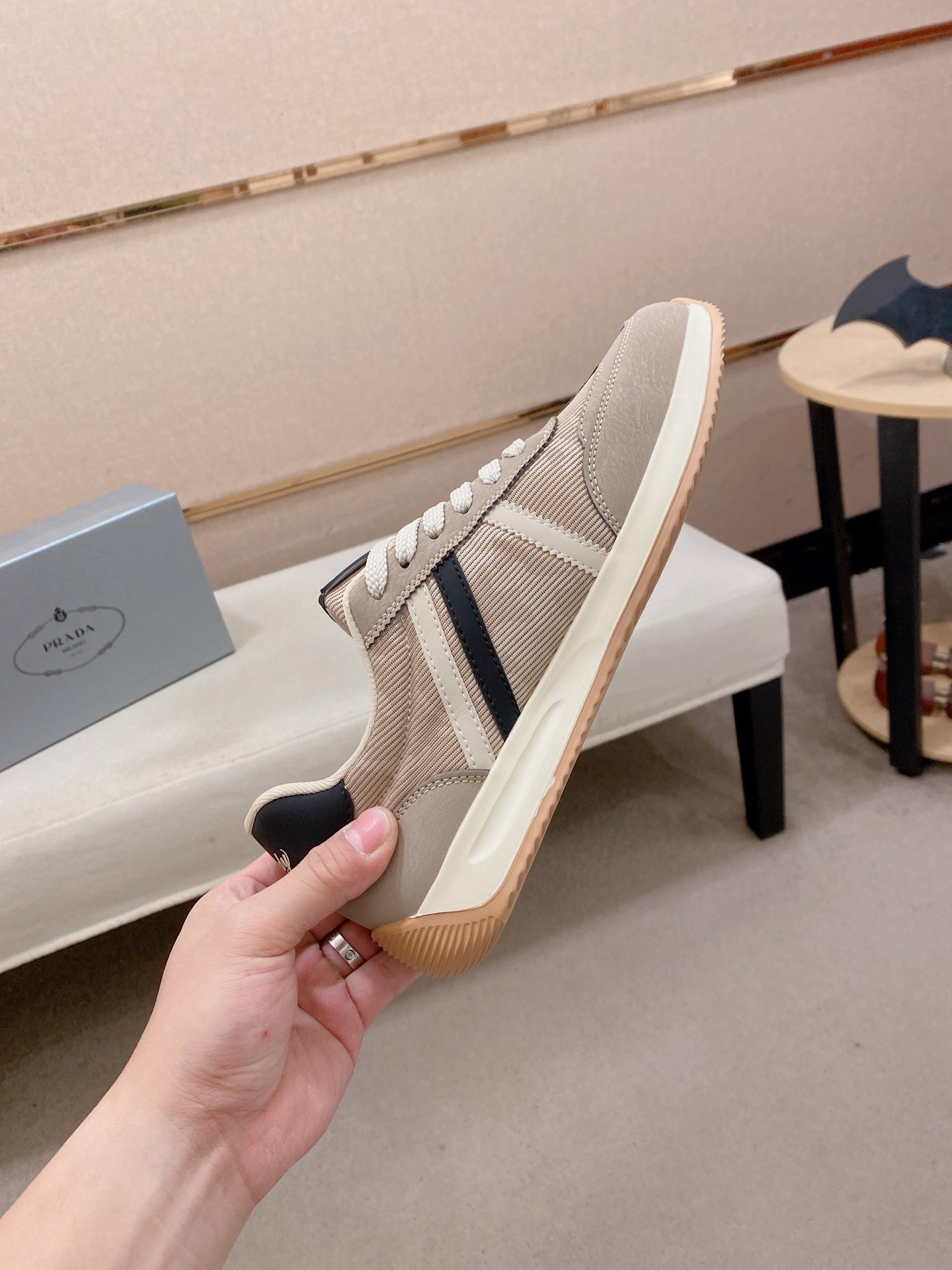 Prada Style Leather Men's Shoes Men's Shoes Men's Shoes detail image 5 from source 767212