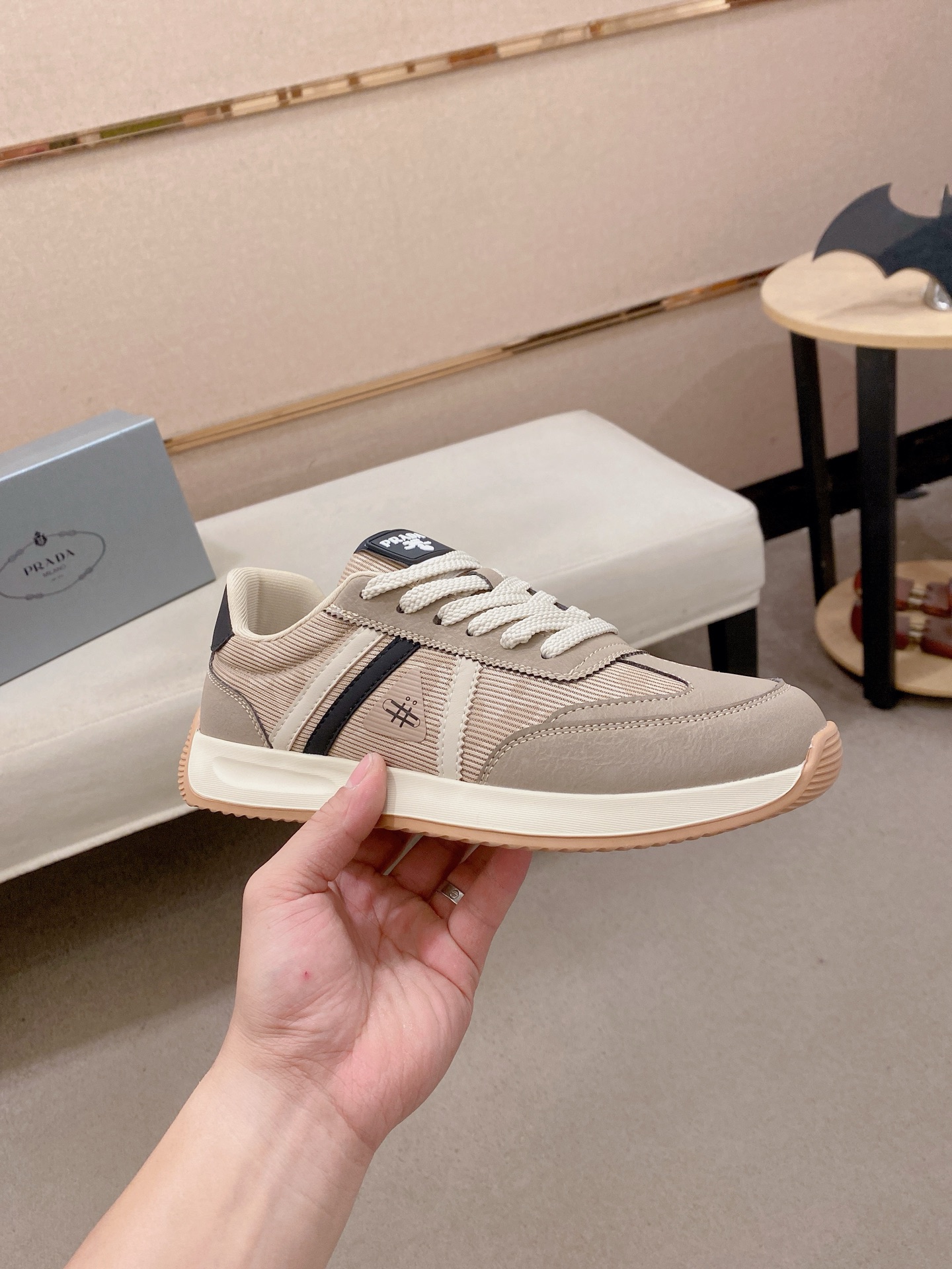 Prada Style Leather Men's Shoes Men's Shoes Men's Shoes detail image 4 from source 767212