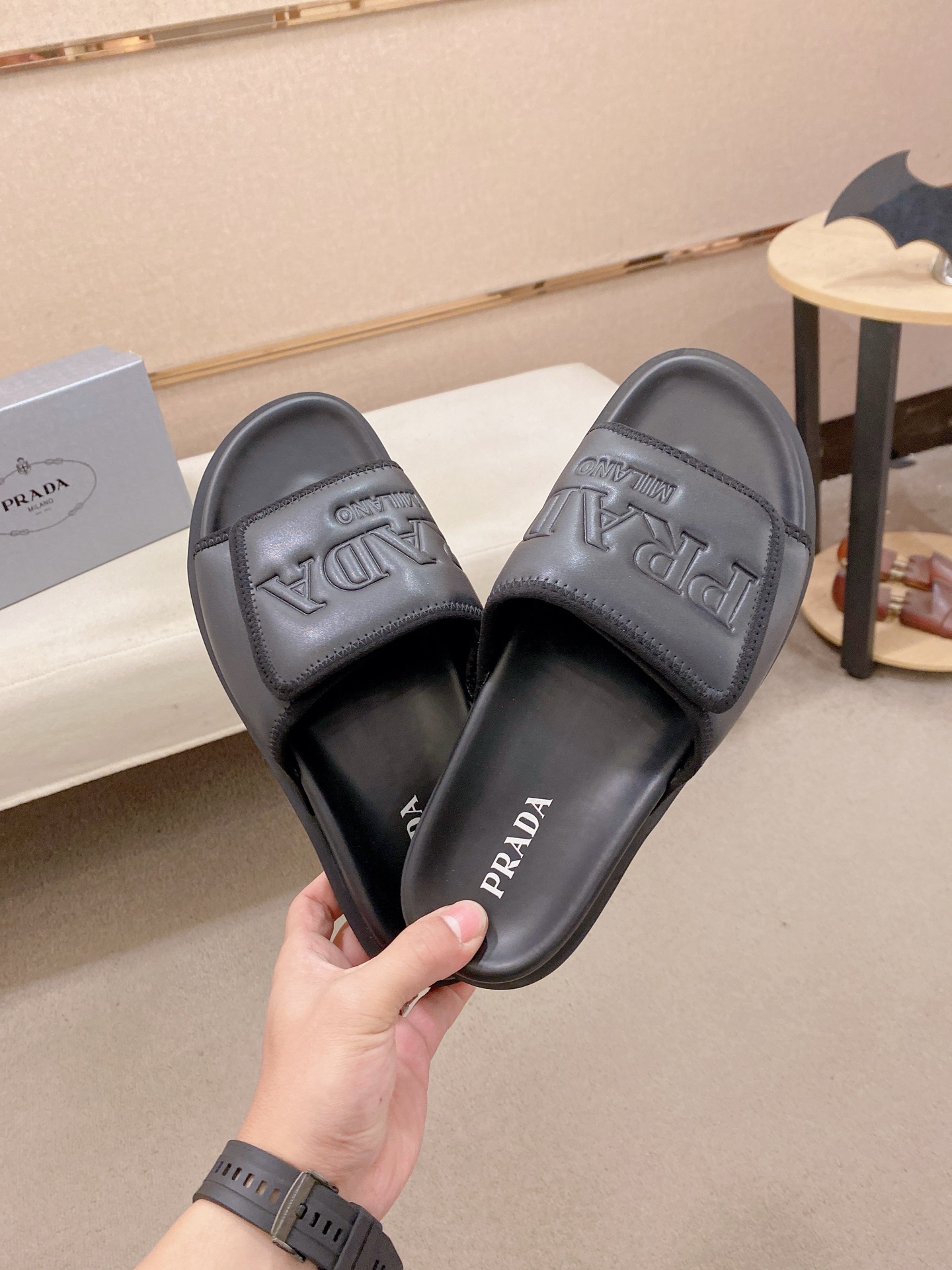 Prada Style Leather Men's Shoes Men's Shoes Men's Shoes detail image 5 from source 767215