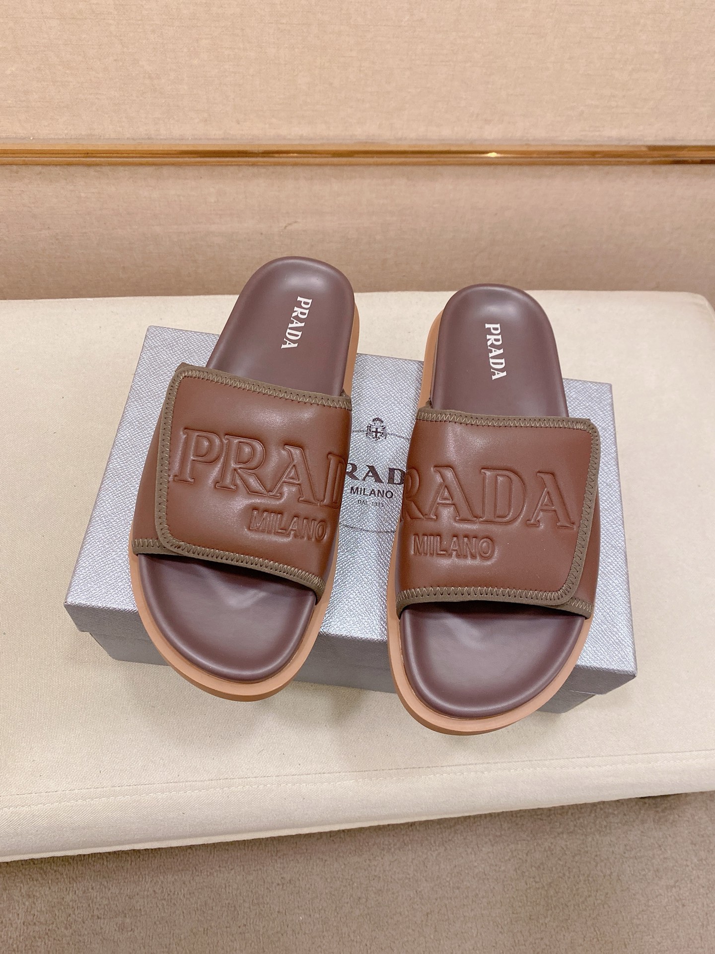 Prada Style Leather Men's Shoes Men's Shoes Men's Shoes detail image 7 from source 767216