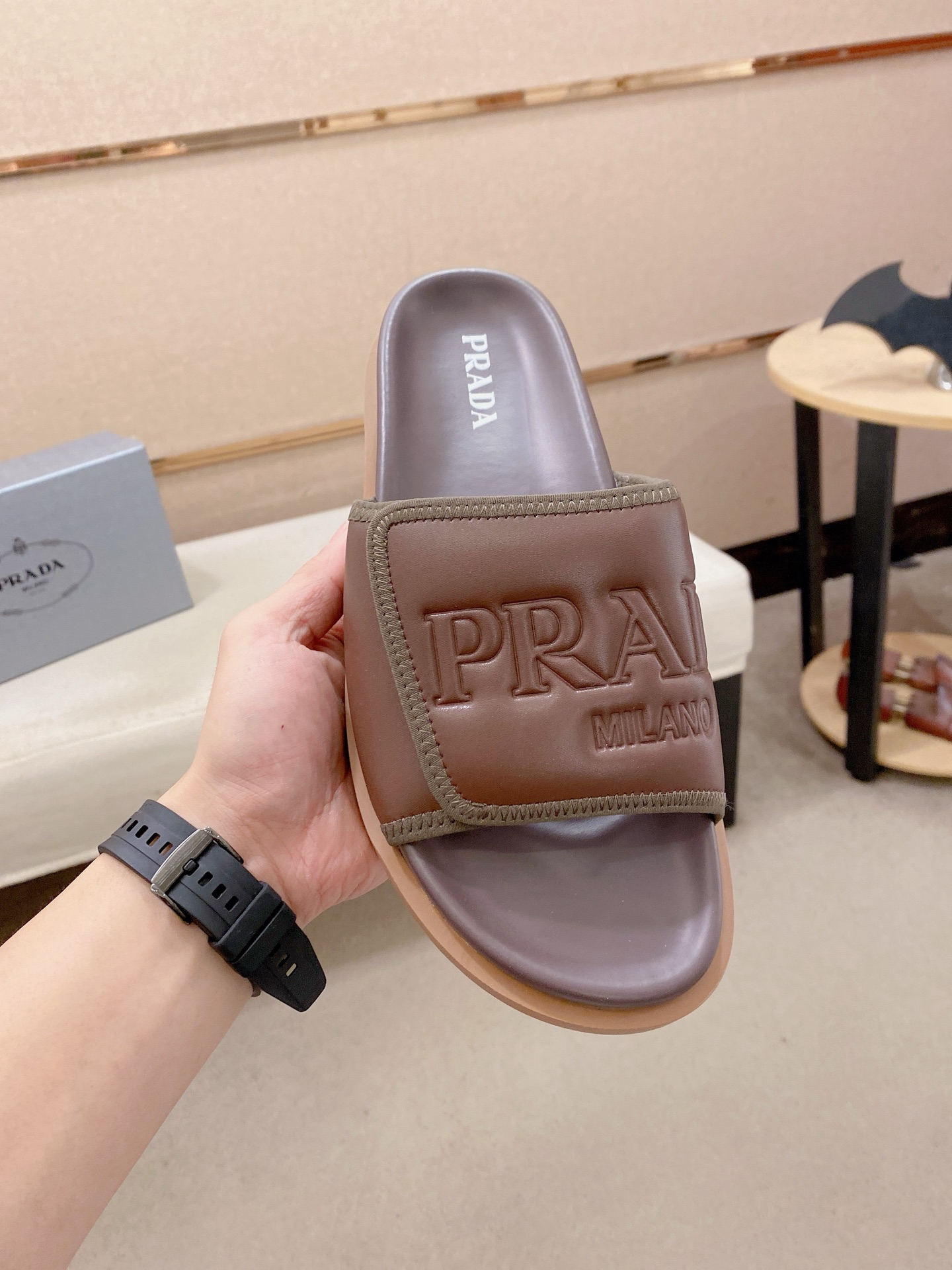 Prada Style Leather Men's Shoes Lookbook Reference image 2
