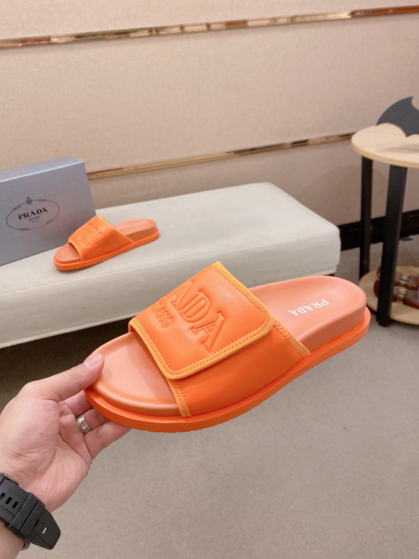 Prada Style Leather Men's Shoes Men's Shoes Men's Shoes detail image 3 from source 767221