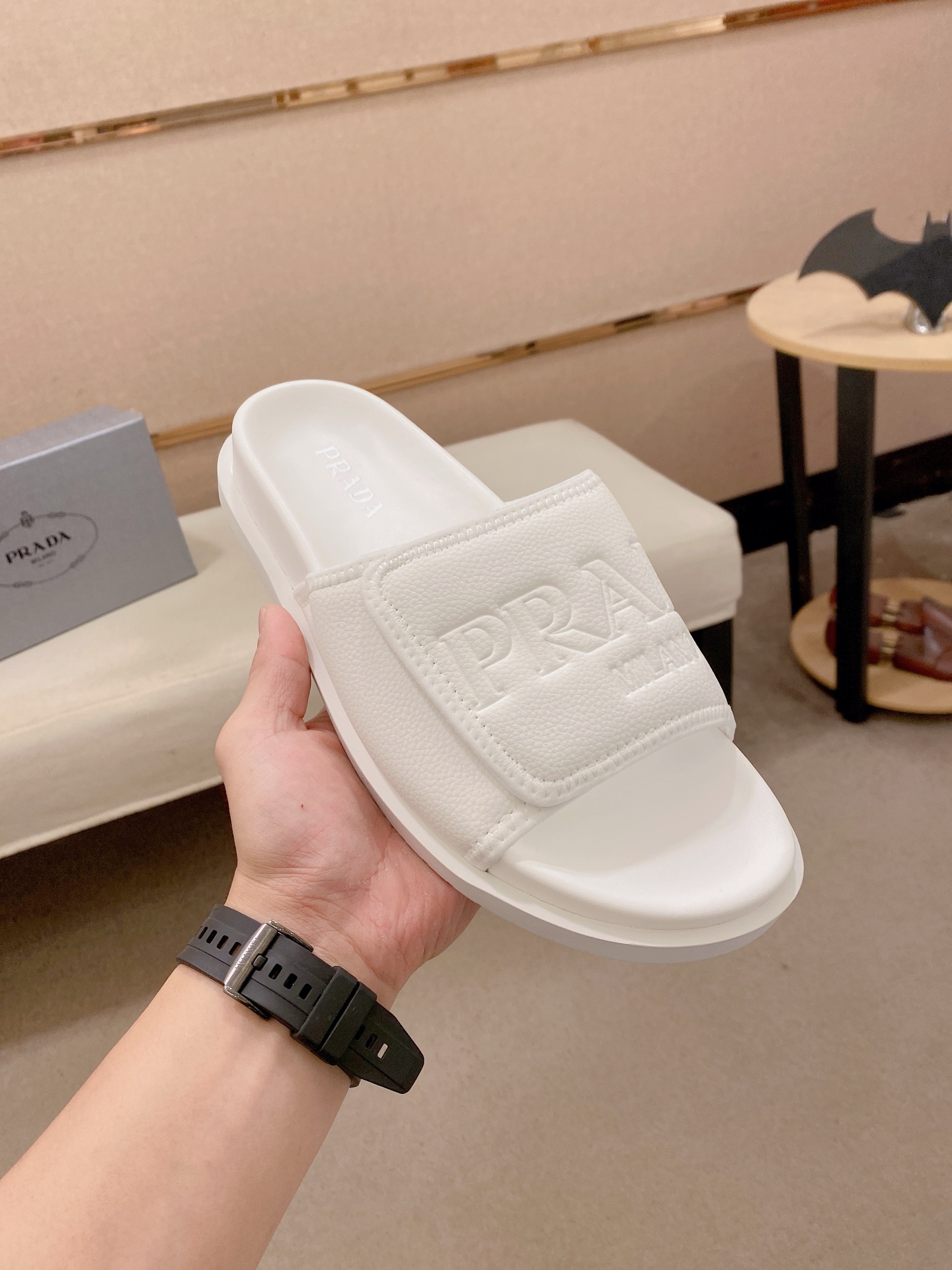 Prada Style Leather Men's Shoes Men's Shoes Men's Shoes detail image 4 from source 767224