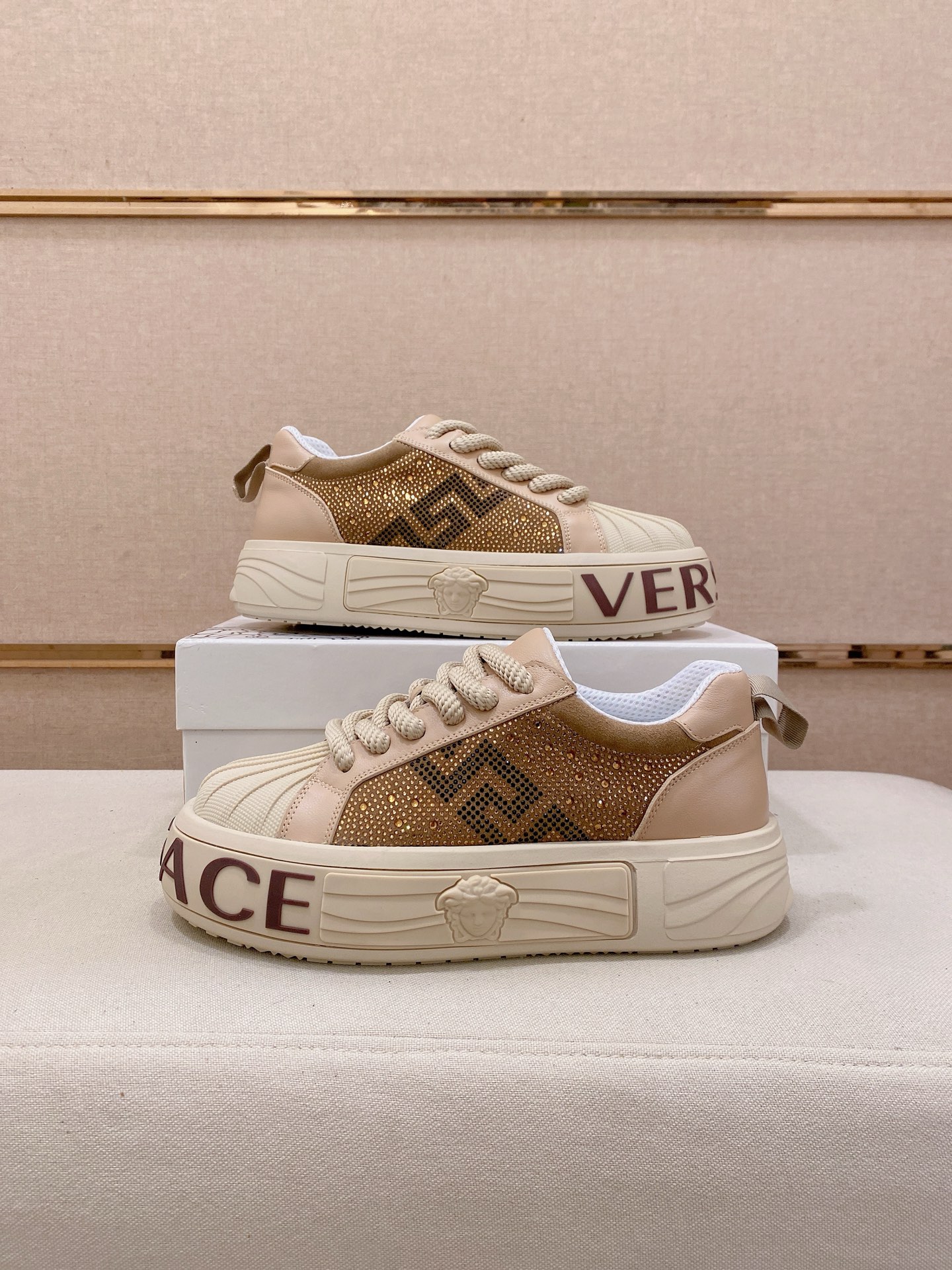 Versace Style Leather Men's Shoes style reference detail image 7 from source 767158