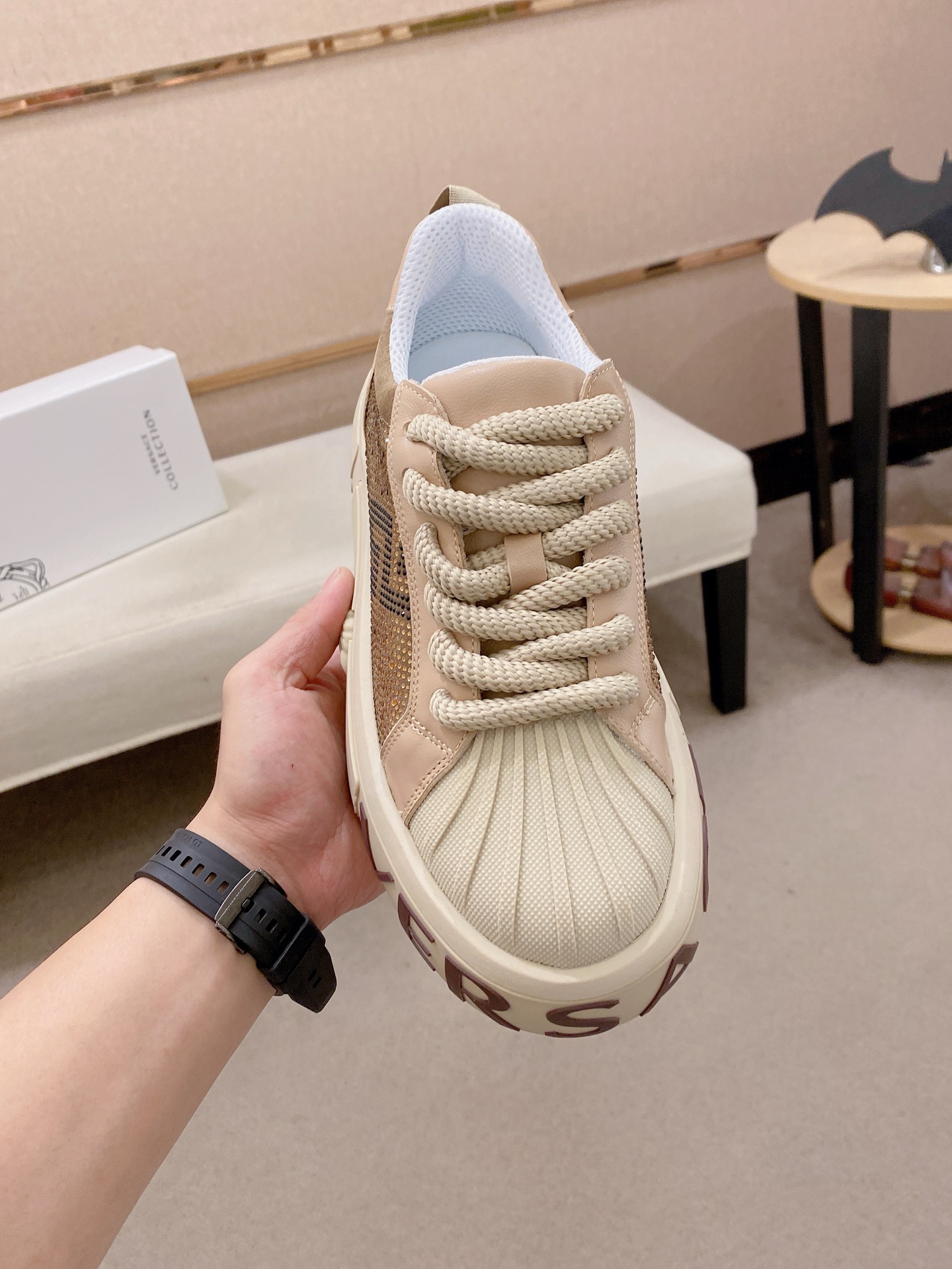 Versace Style Leather Men's Shoes style reference detail image 2 from source 767158