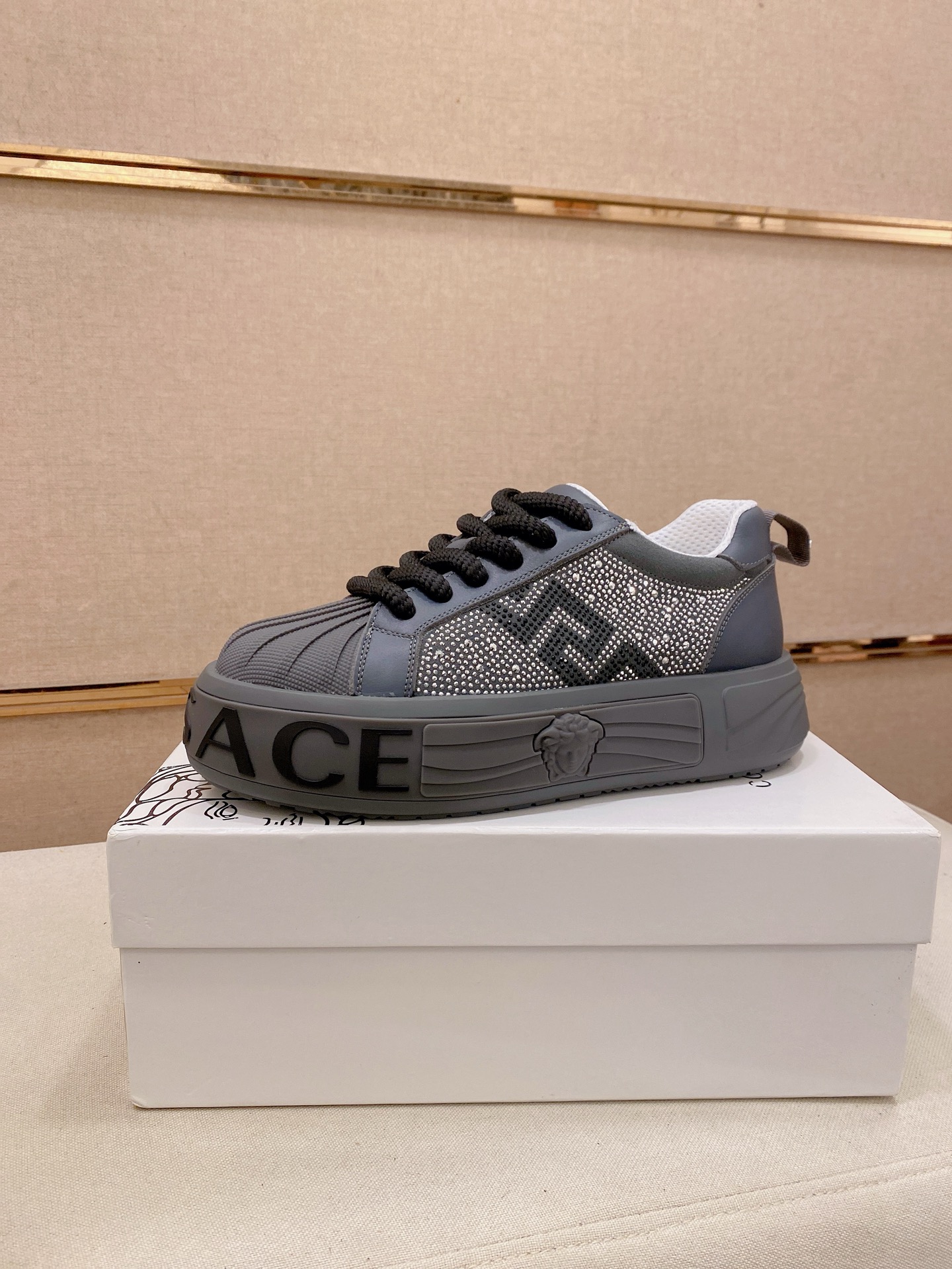 Versace Style Leather Men's Shoes style reference detail image 1 from source 767159