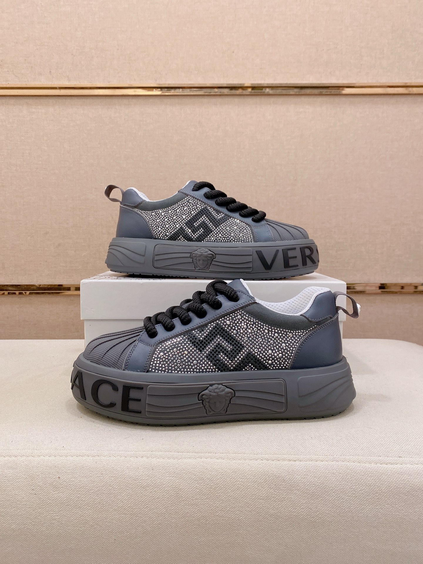 Versace Style Leather Men's Shoes style reference detail image 7 from source 767159