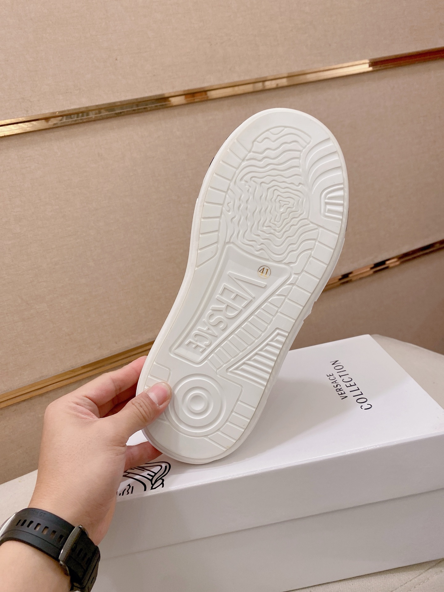 Versace Style Leather Men's Shoes style reference detail image 9 from source 767160