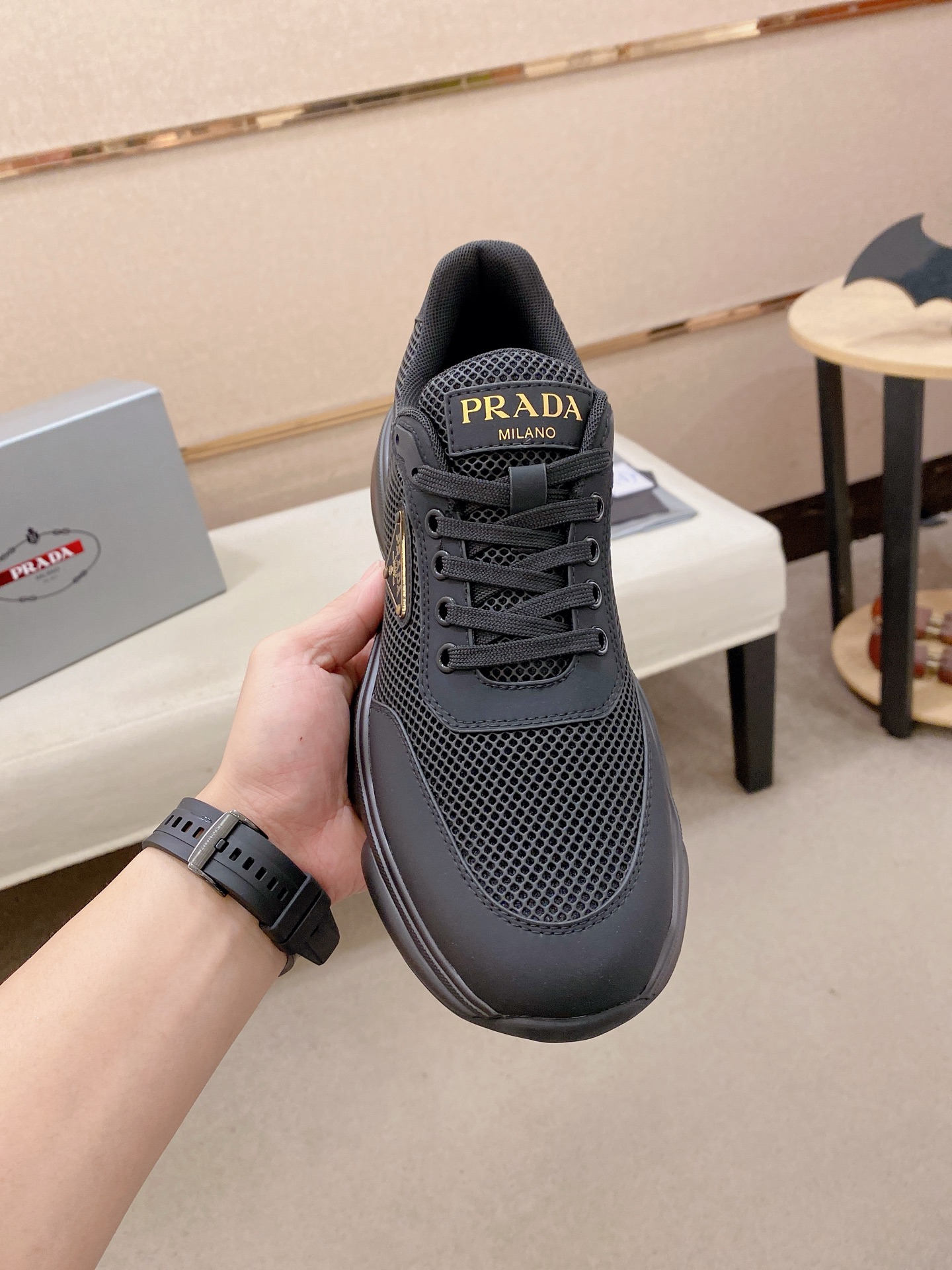 Prada Style Leather Men's Shoes Lookbook Reference image 2