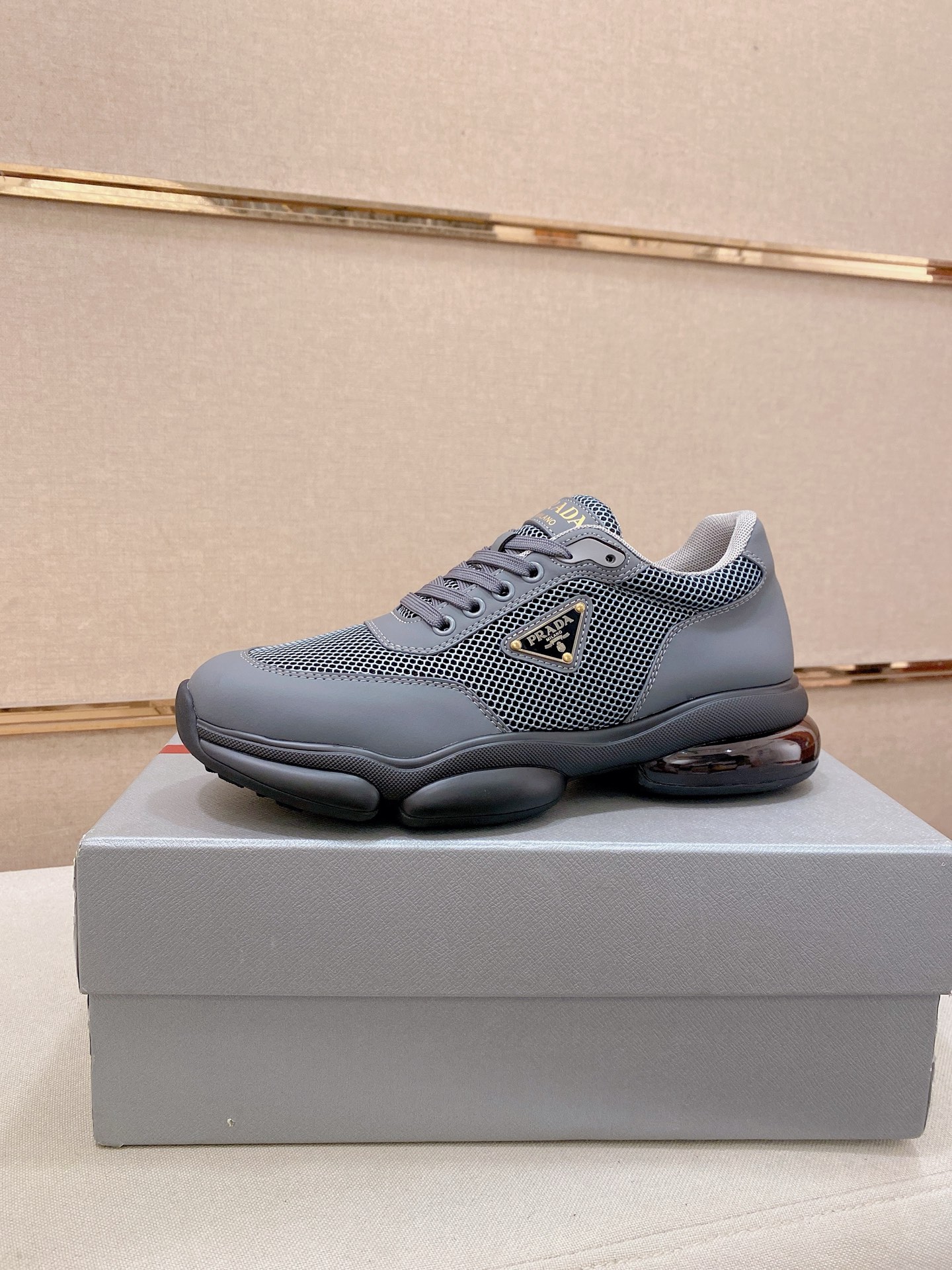 Prada Style Leather Men's Shoes Lookbook Reference image 1