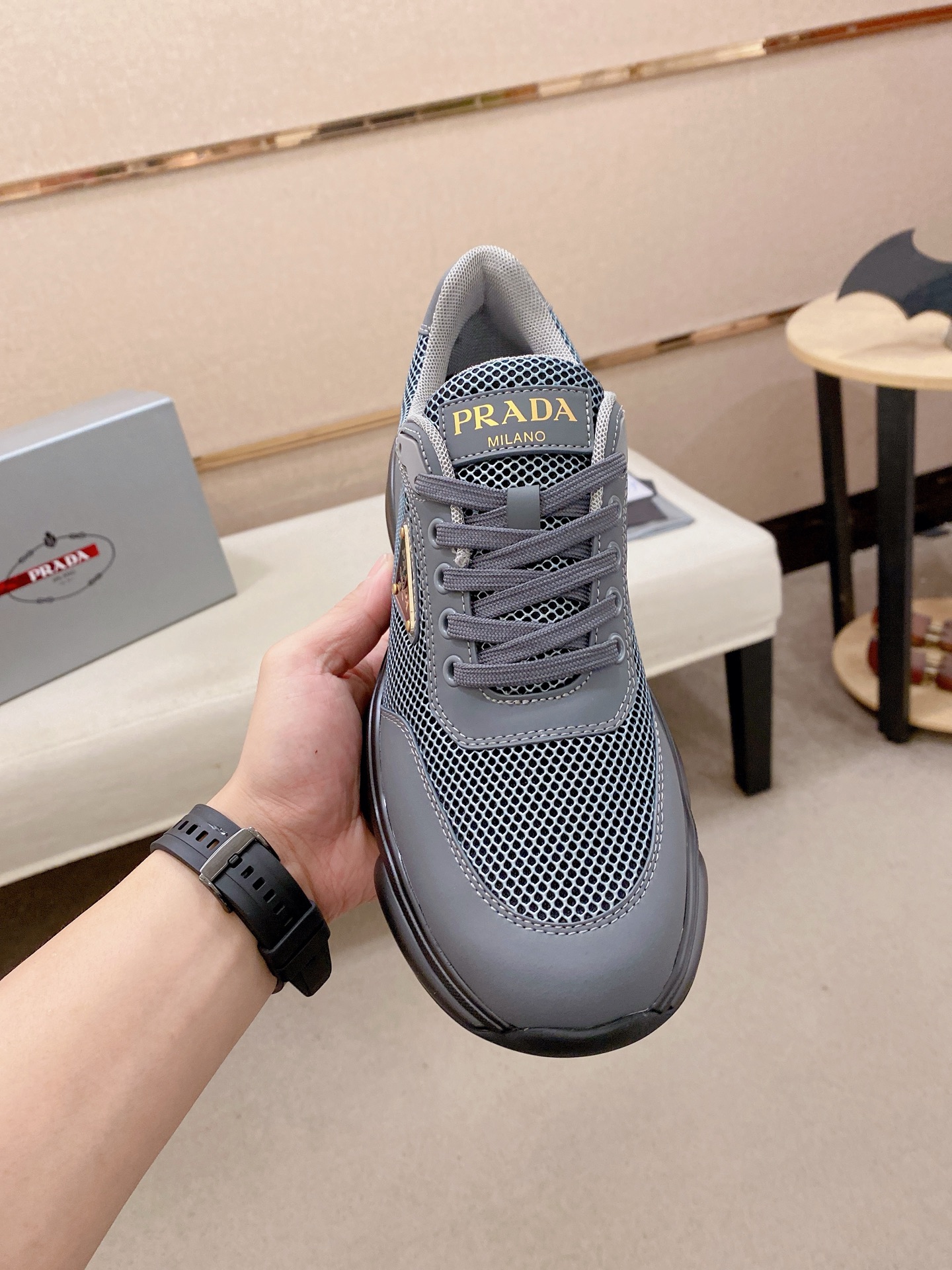 Prada Style Leather Men's Shoes Lookbook Reference image 2