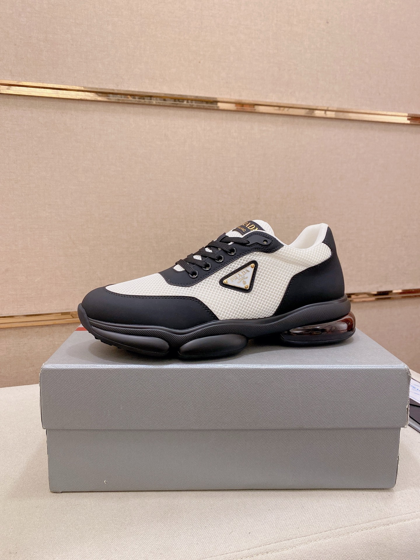 Prada Style Leather Men's Shoes Lookbook Reference image 1