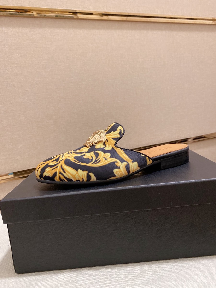 Versace Style Leather Men's Shoes style reference detail image 1 from source 781453