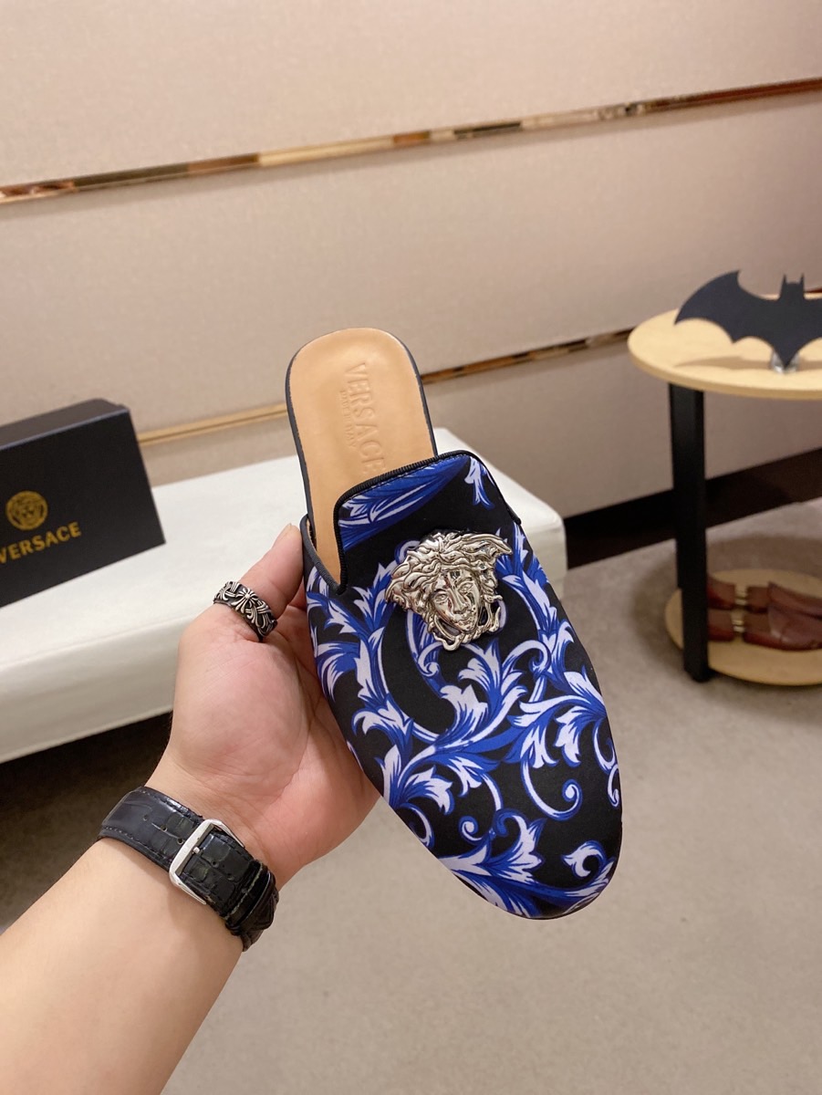 Versace Style Leather Men's Shoes style reference detail image 2 from source 781454
