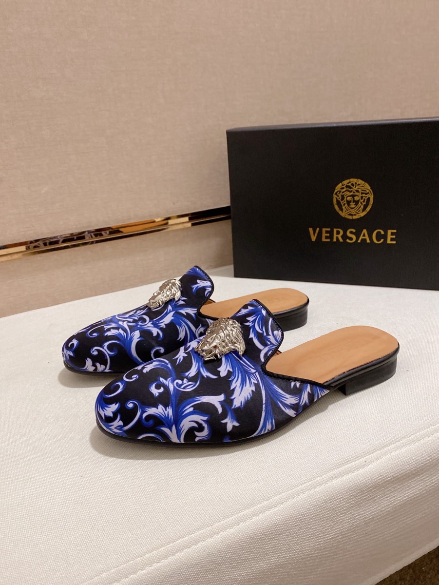 Versace Style Leather Men's Shoes style reference detail image 5 from source 781454