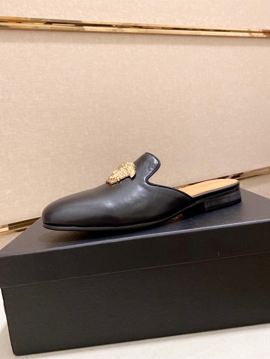 Versace Style Leather Men's Shoes style reference detail image 1 from source 781455