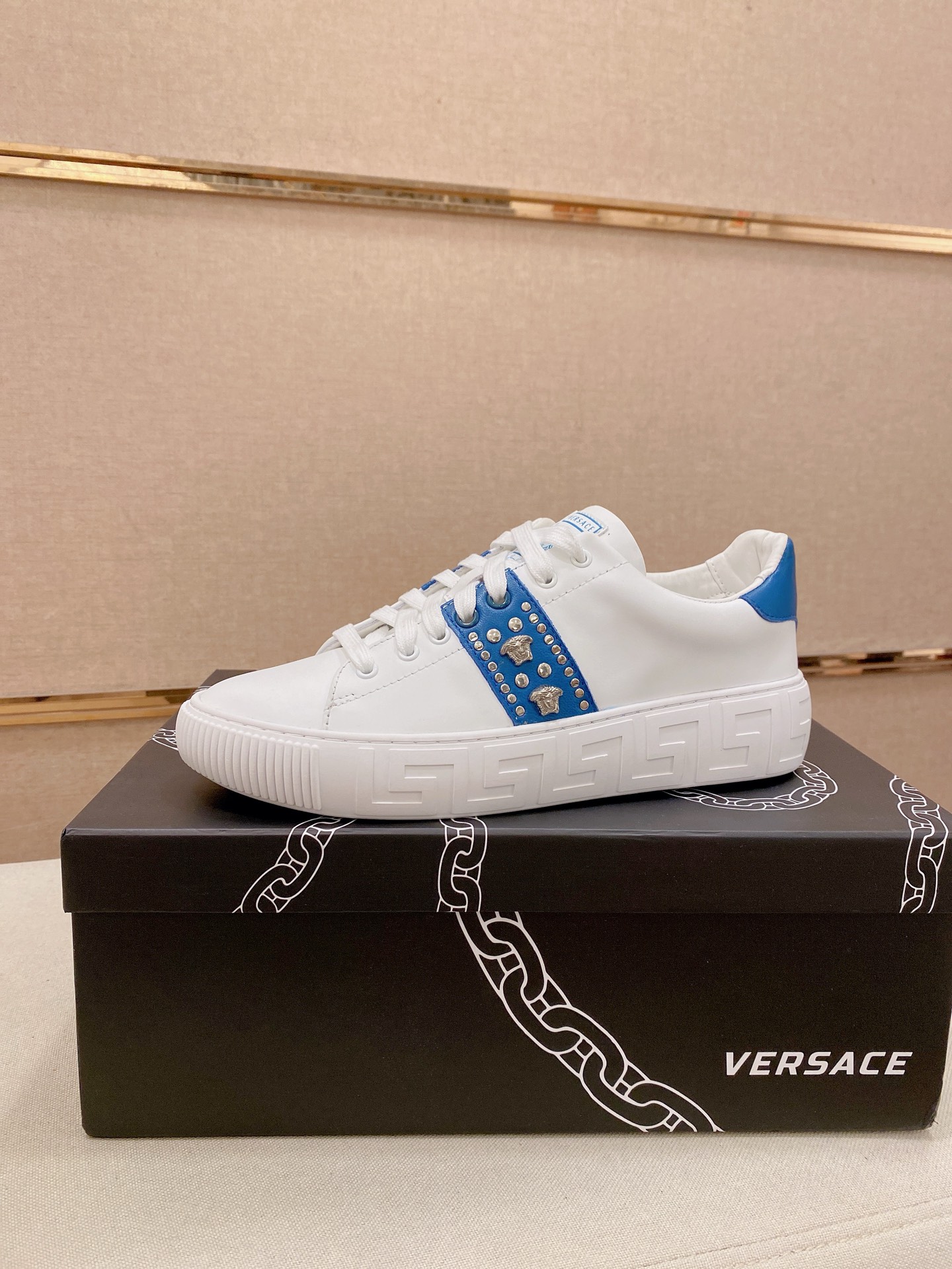 Versace Style Leather Men's Shoes style reference detail image 1 from source 781457