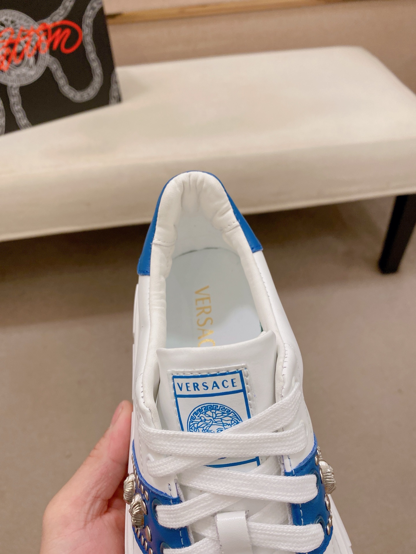 Versace Style Leather Men's Shoes style reference detail image 6 from source 781457